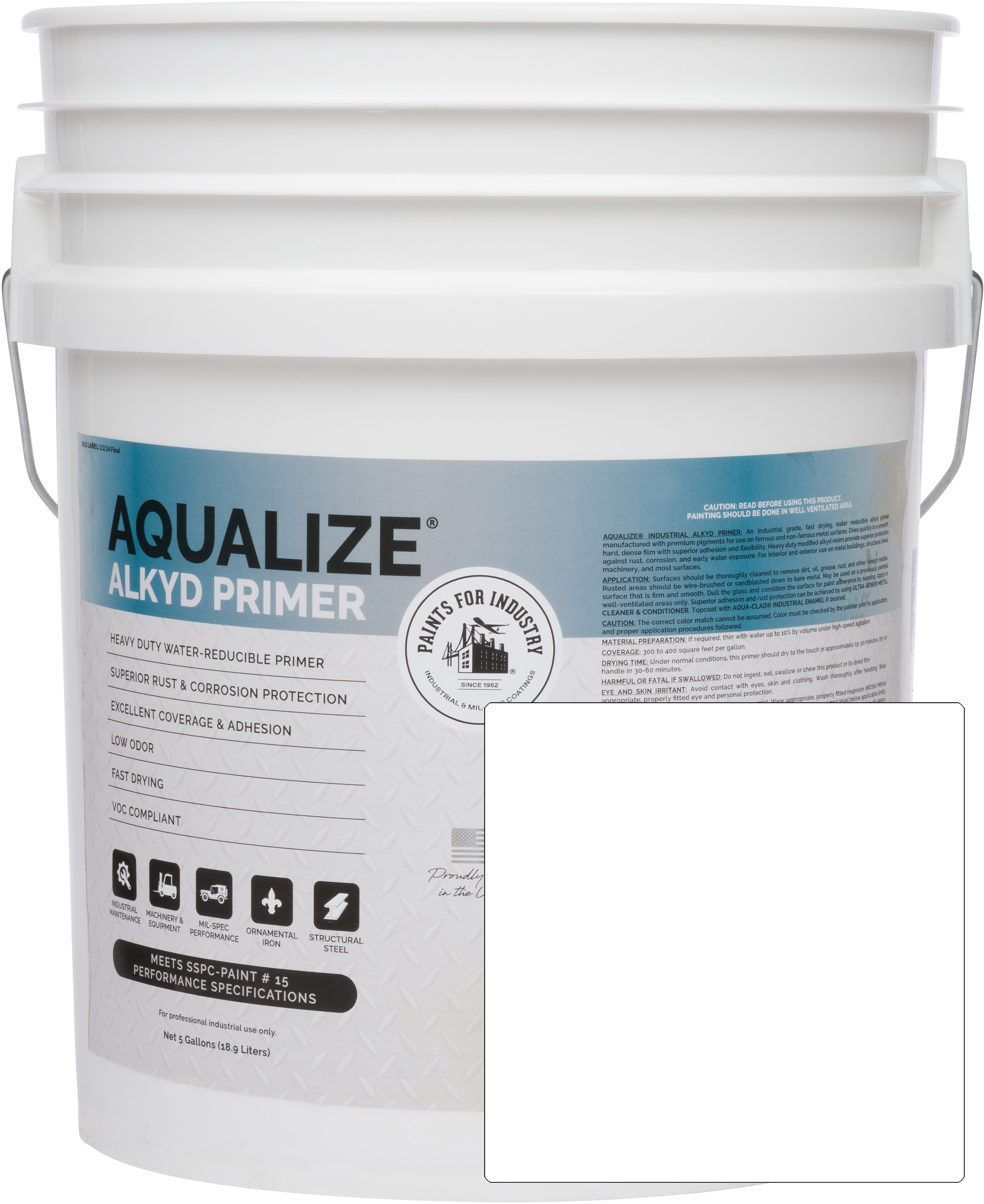 2-WP-1757 (White Primer) - 5 Gallon