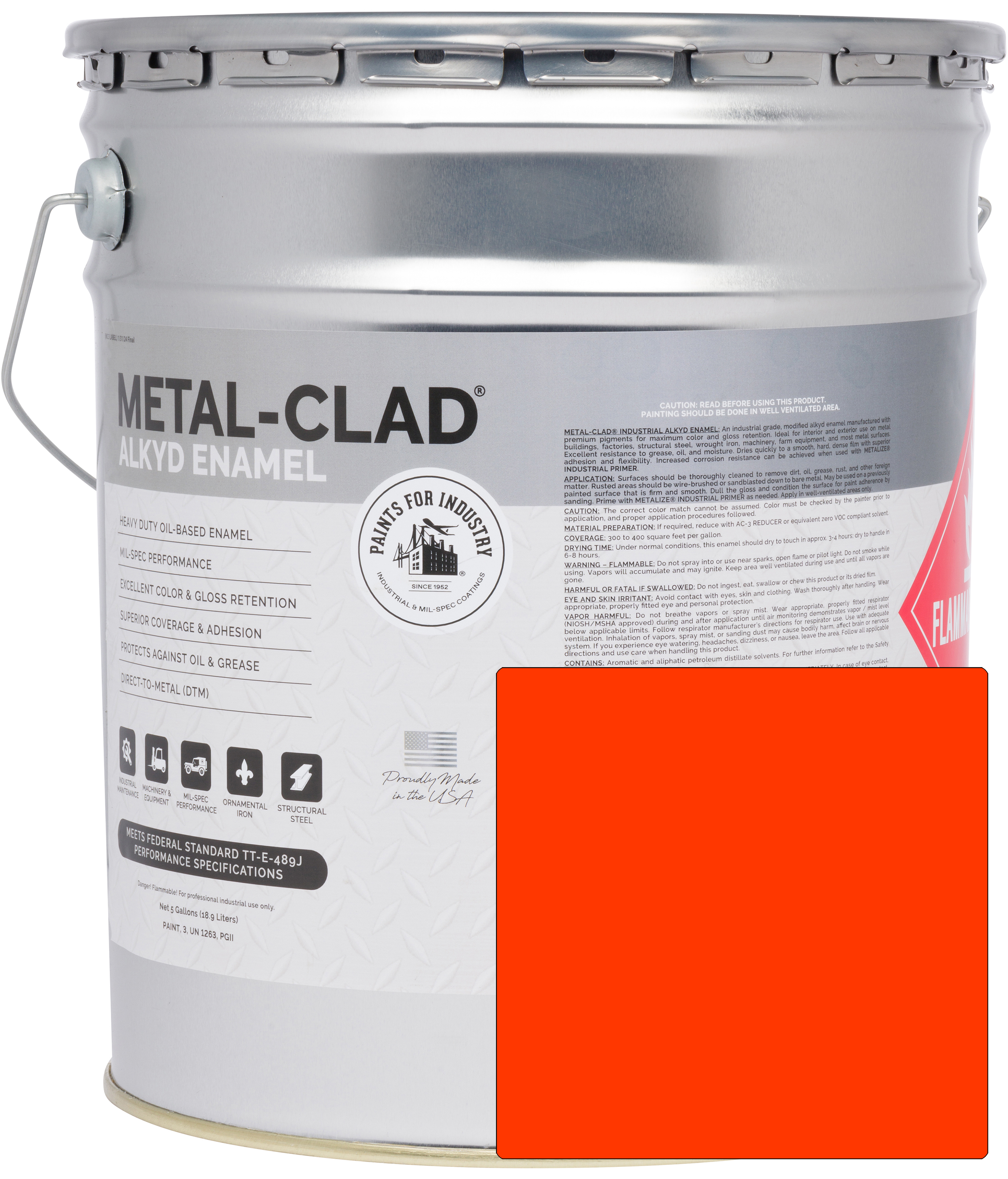 3-HES-5712 (Toyota Orange) - 5 Gallon