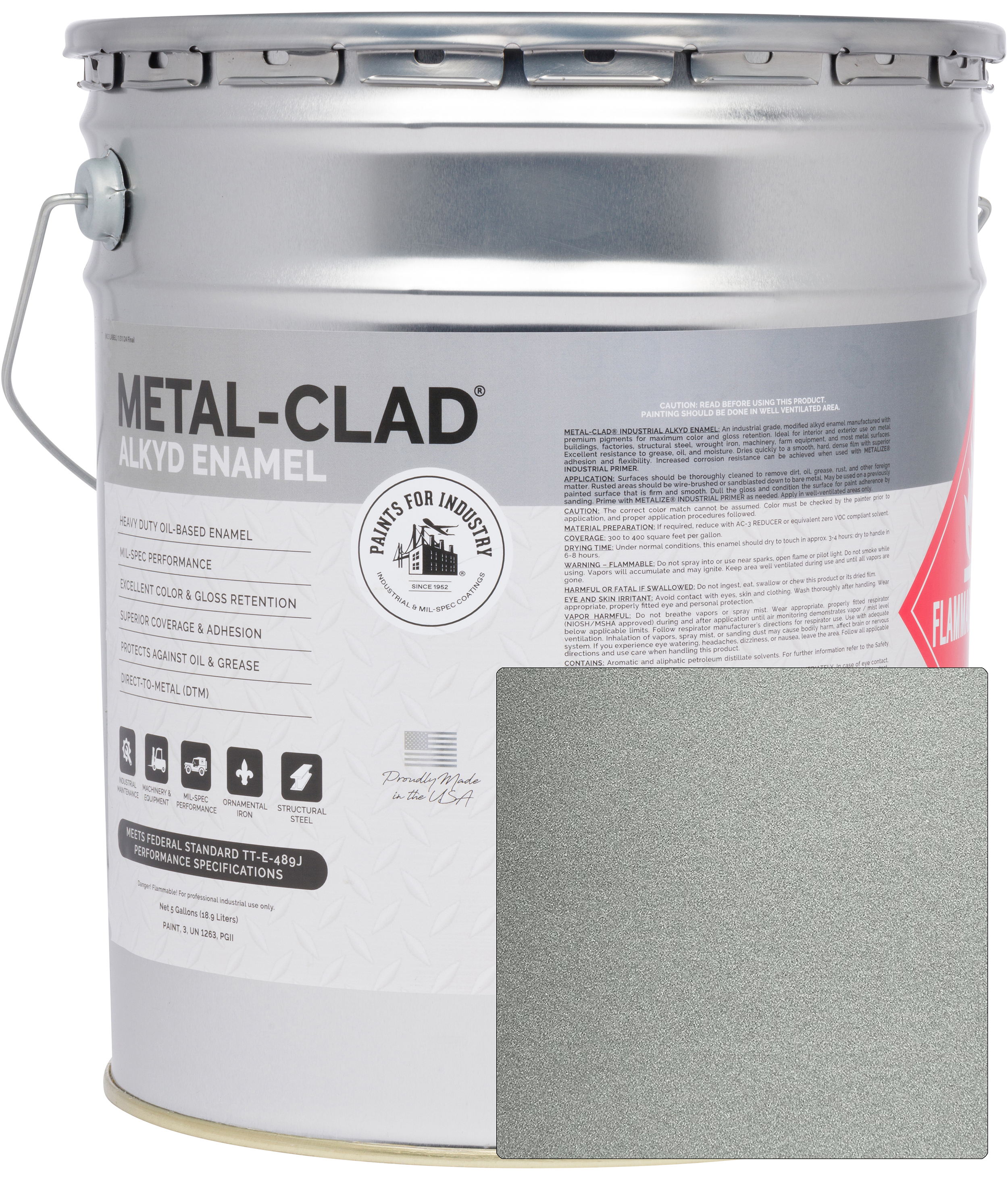 9-HES-1423 (Aluminum Metallic) - 5 Gallon
