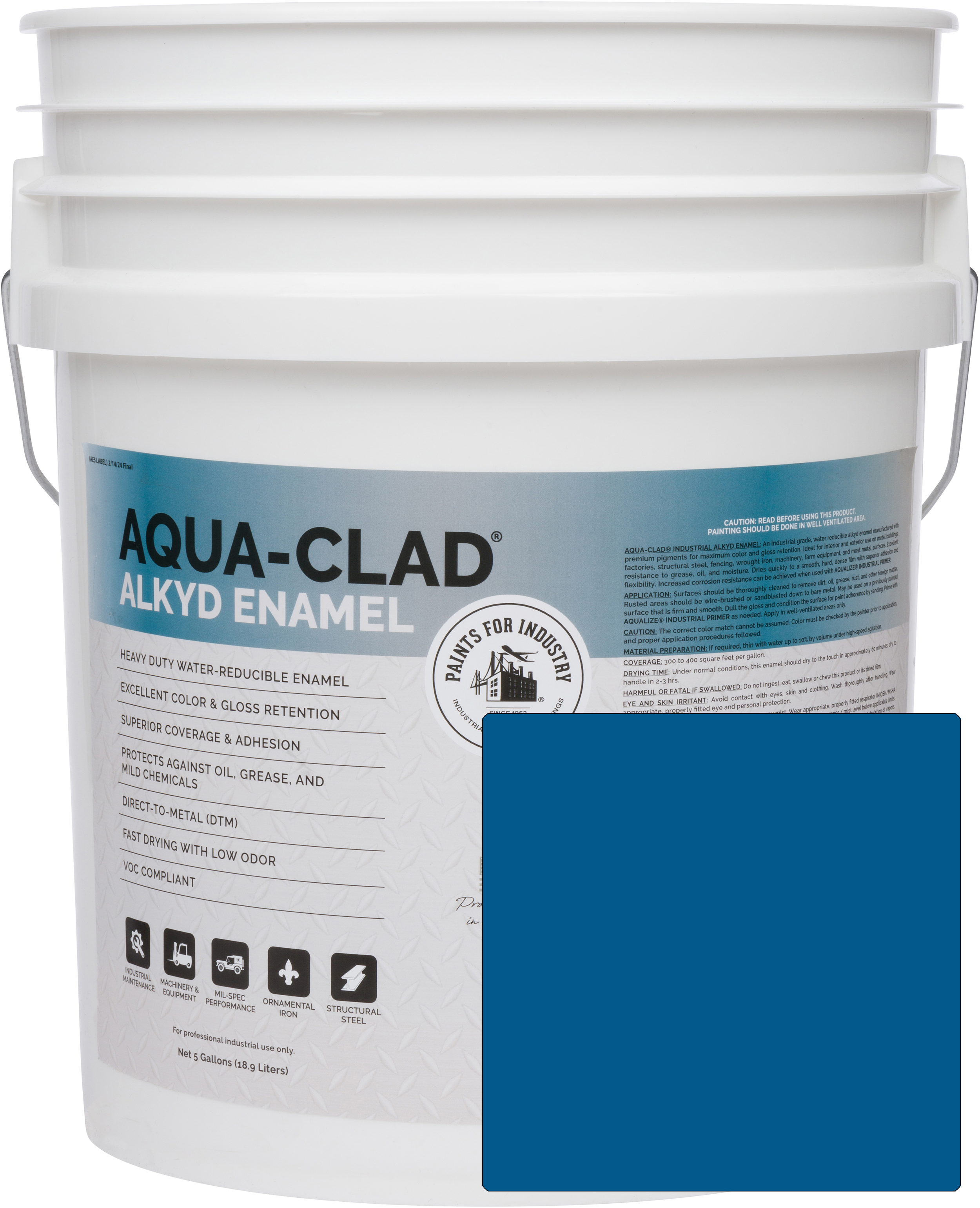 6-WE-5050 (Safety Blue) - 5 Gallon