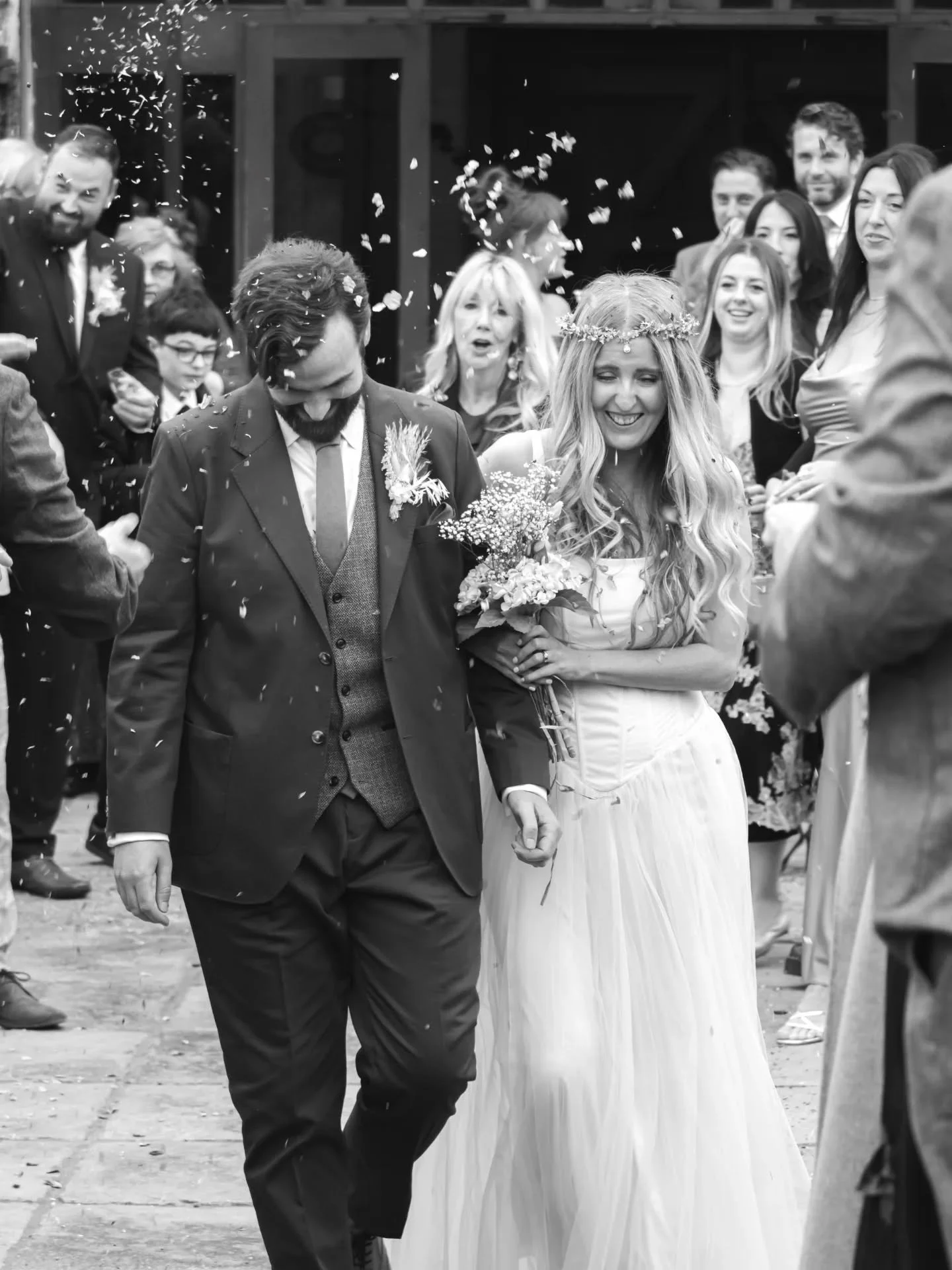 B&amp;W shots from wedding #3 of 2025. Daniel &amp; Emily's wedding was a stunning barn wedding. You couldn't ask for a better location for photography.