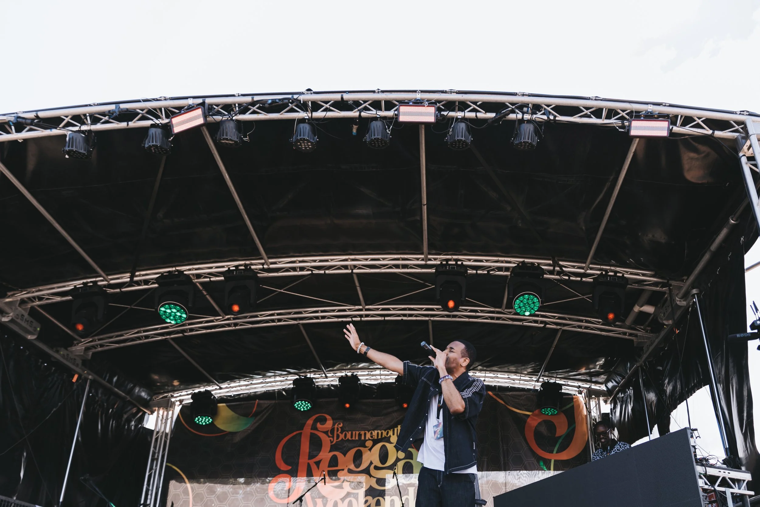Don Campbell performing at Reggae Weekender festival in Bournemouth.