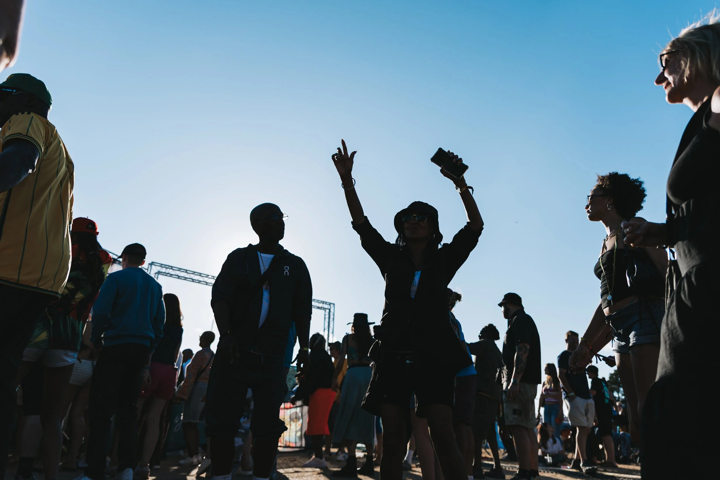 Crowd dancing photo at reggae weekender festival in Bournemouth.
