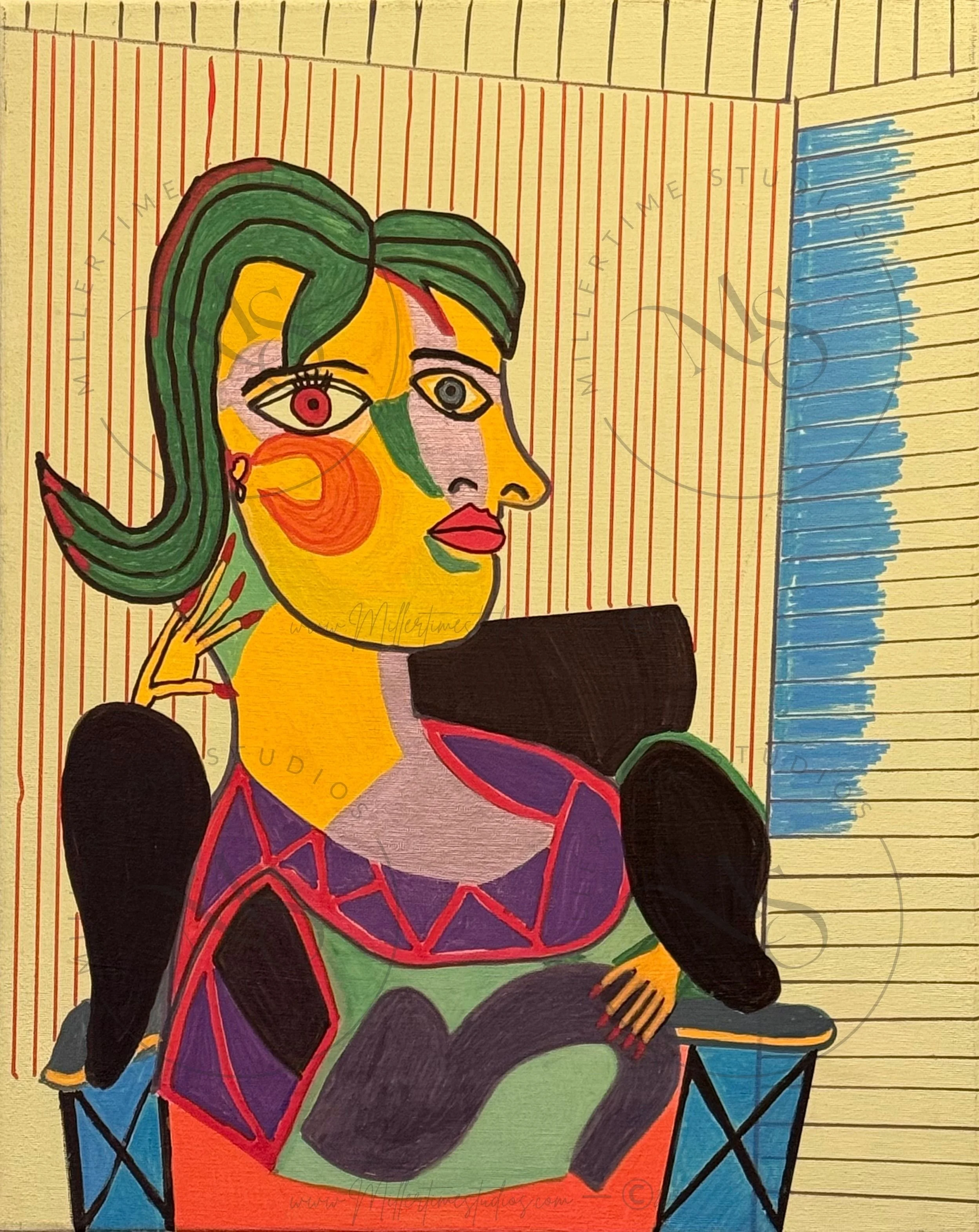 Sitting in Detention - A Picasso Girlfriend