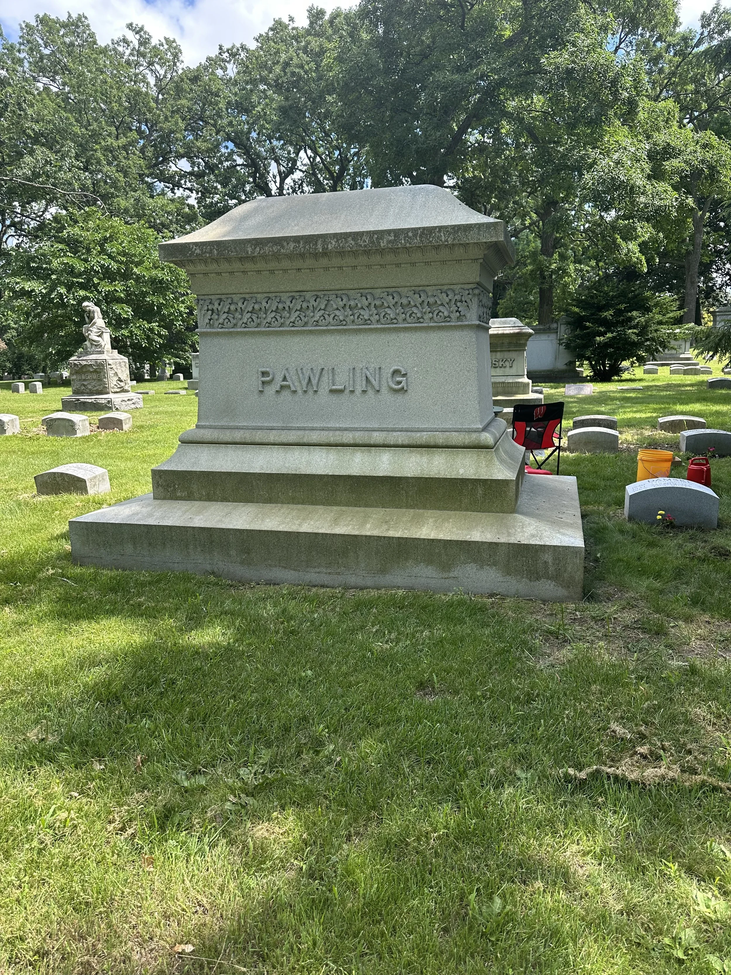 Family burial Forrest Home Cemetery, my resting place when I stop painting