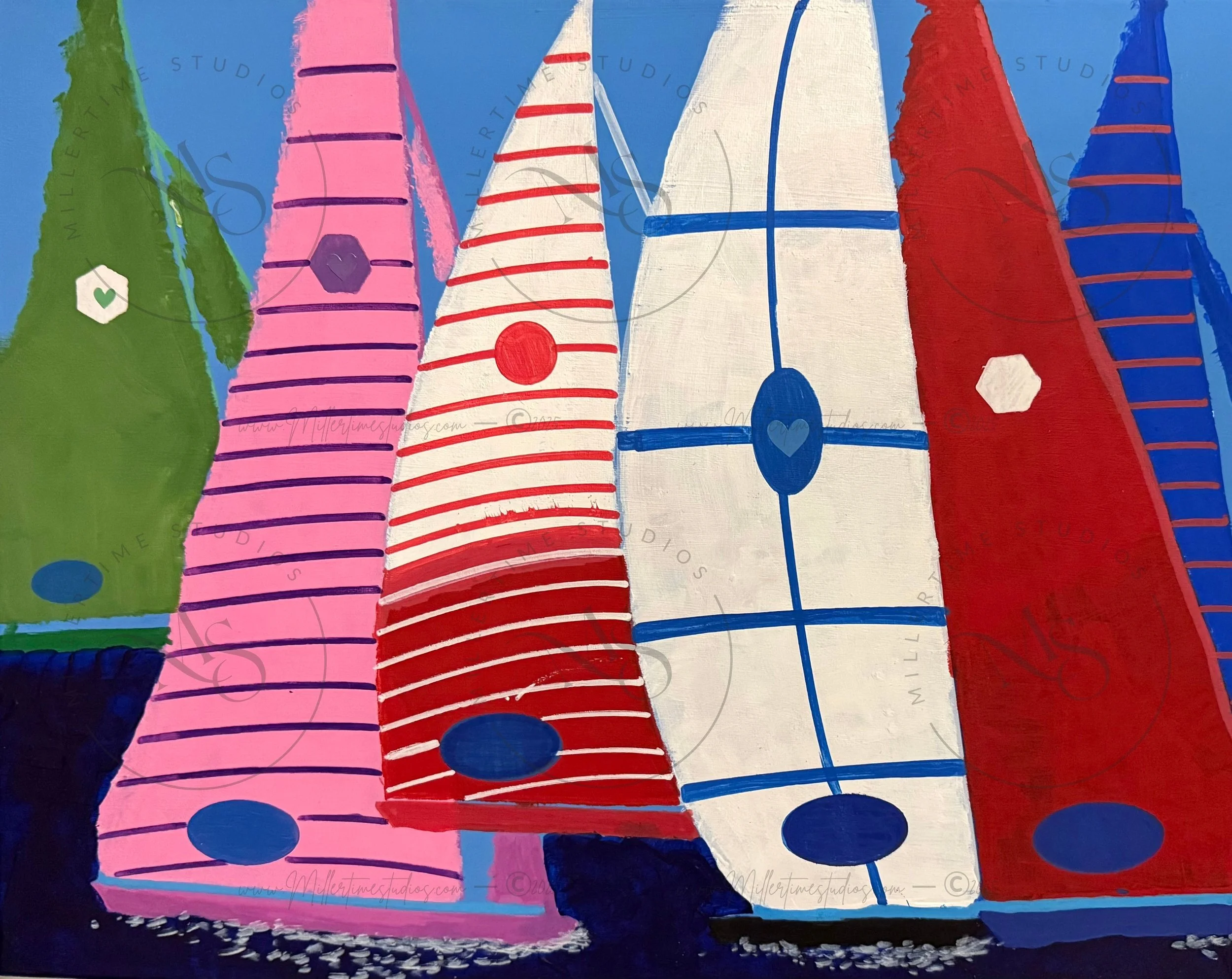 Five Sails In The Wind