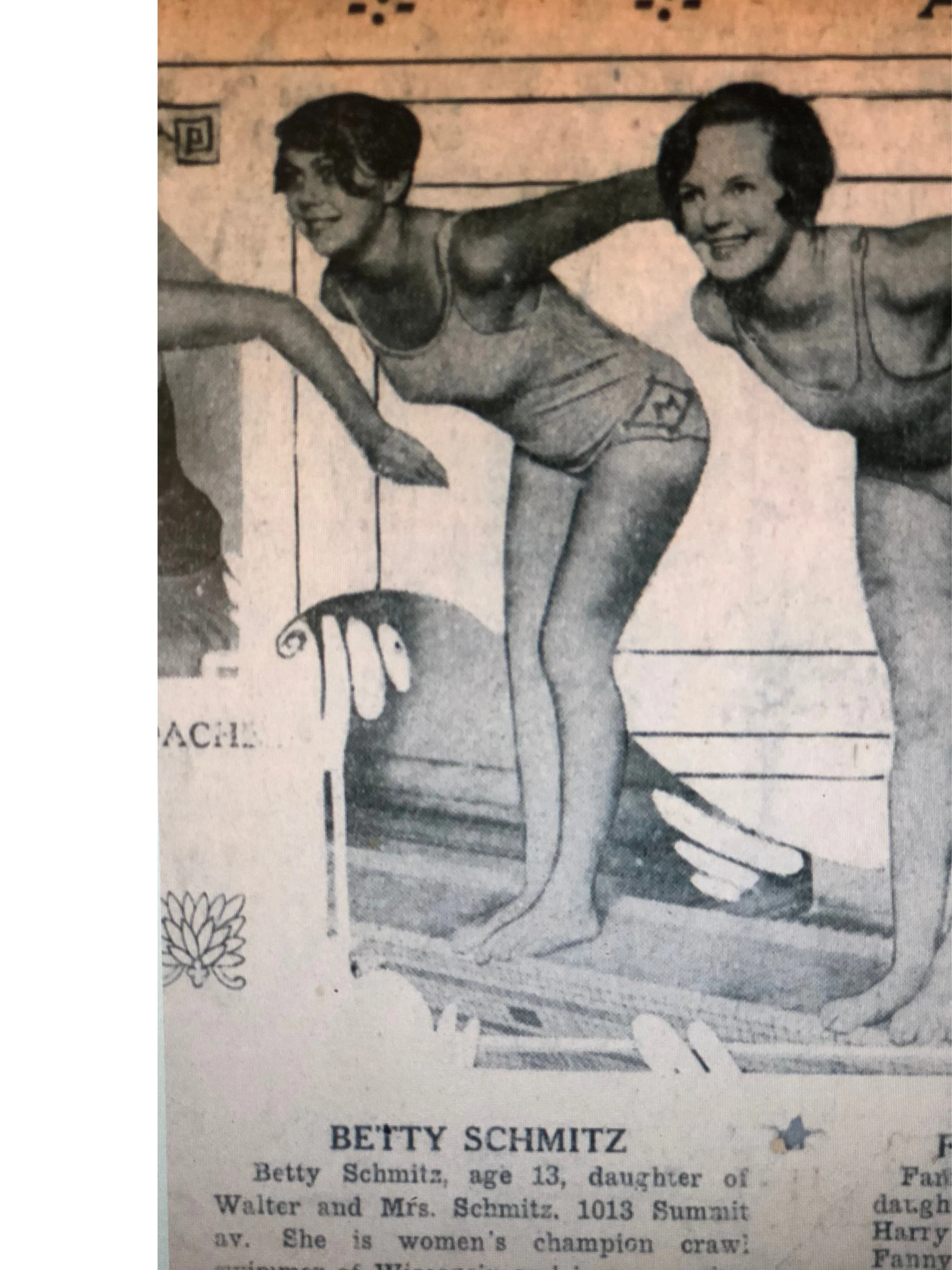 My Mom—AAU Swimming Champion