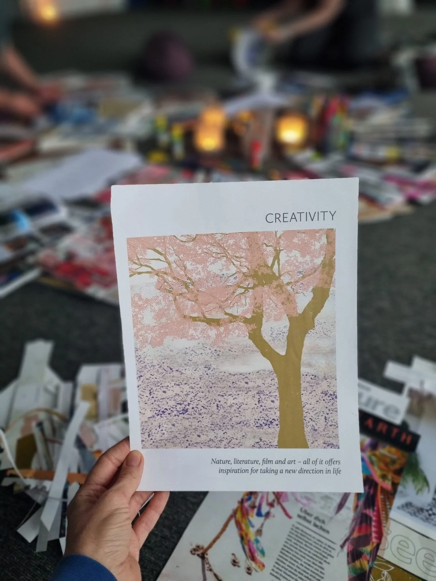 Guided vision board session for clarity and intention