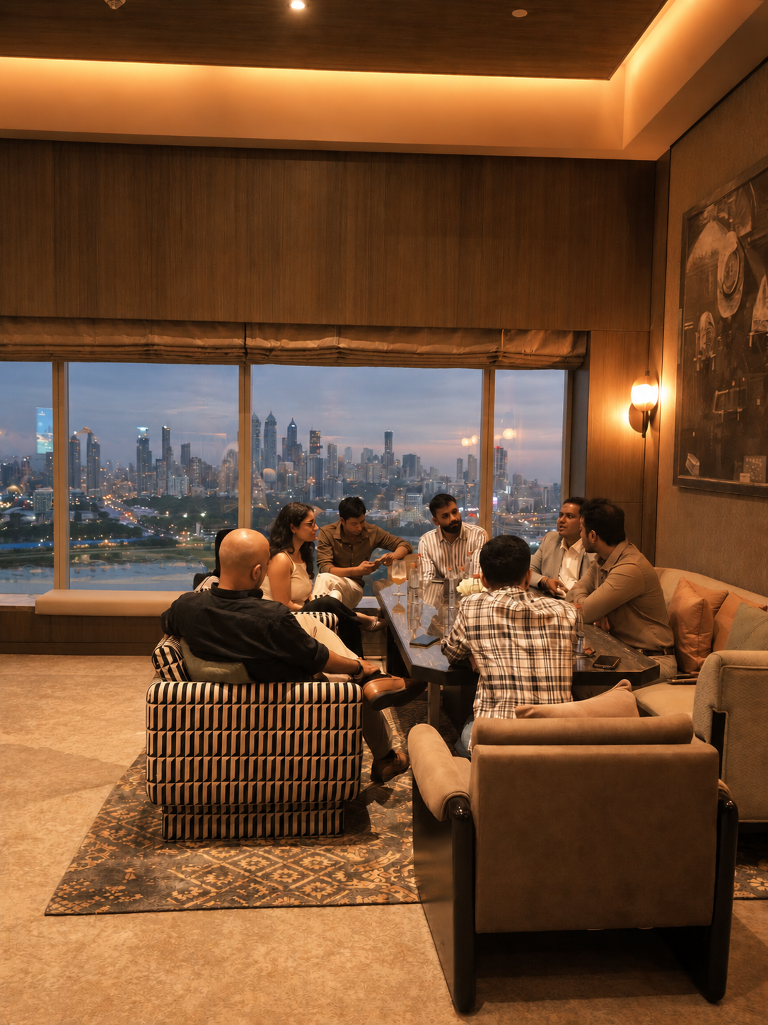 Founders and Investors discussing growth and opportunity.