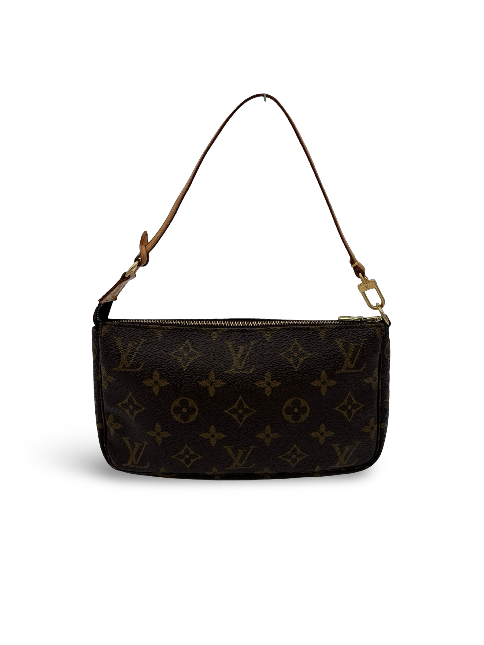 Louis Vuitton Pochette Accessoires Brown Monogram Canvas Handbag