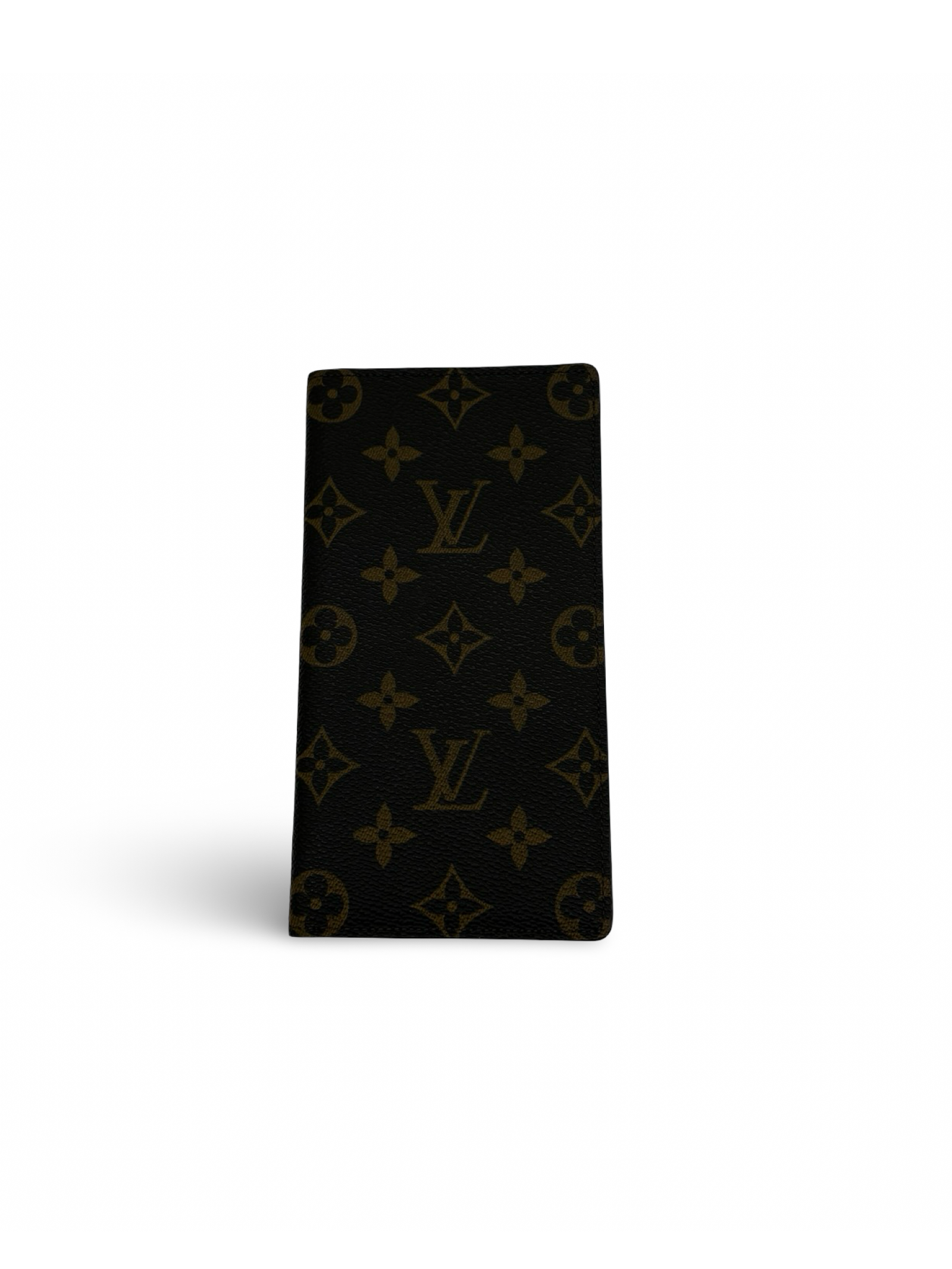Louis Vuitton Checkbook Wallet Brown Monogram Canvas