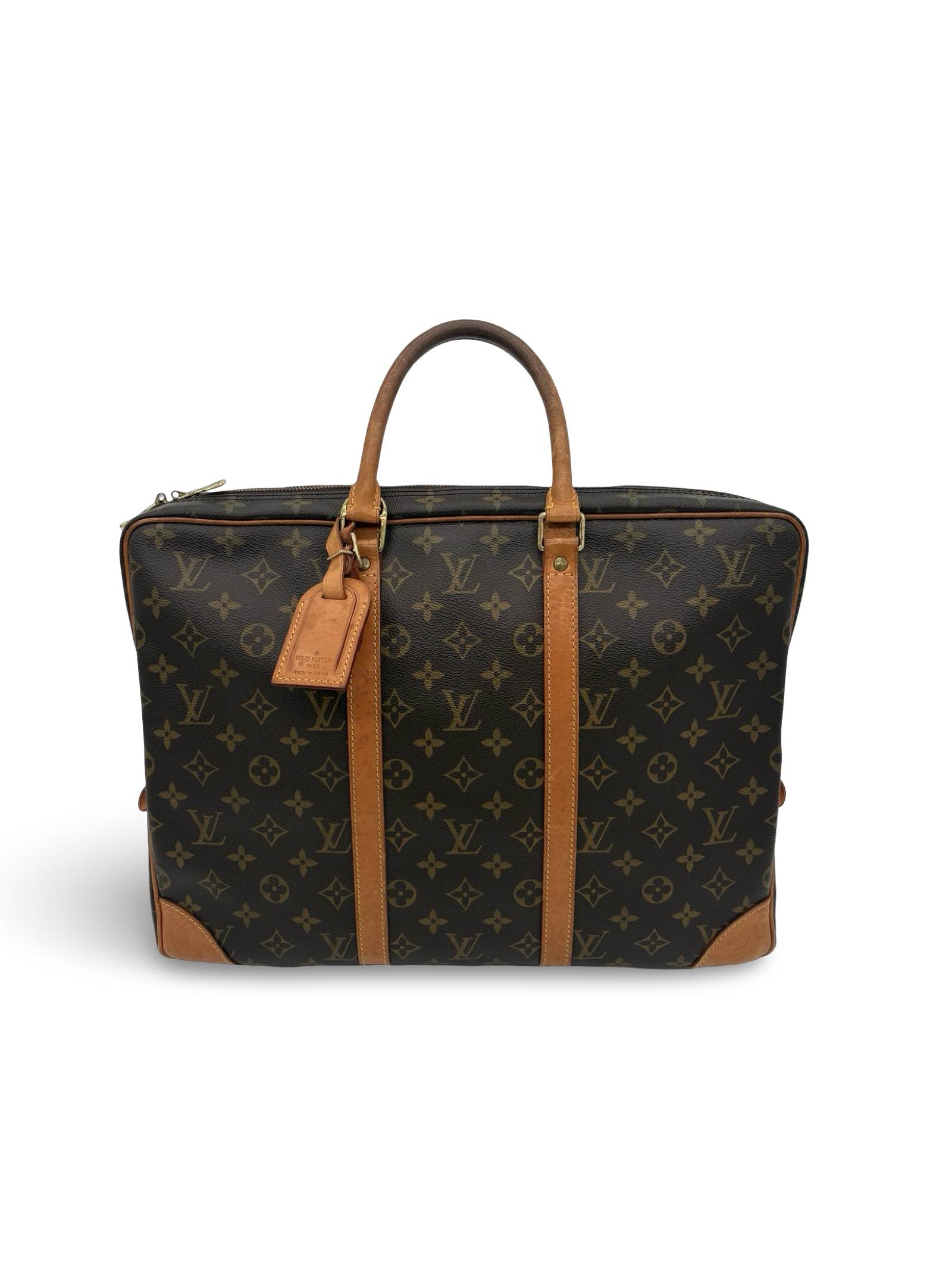 Louis Vuitton Brown Monogram Canvas Porte Documents Voyage Business Bag
