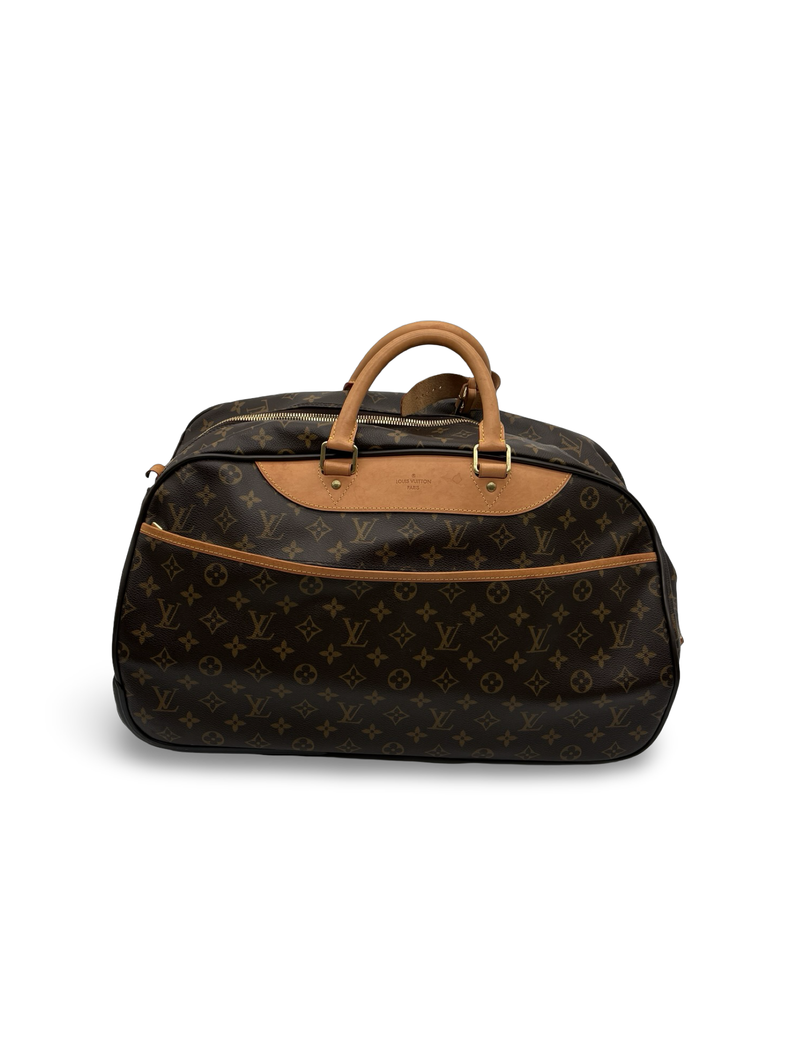 Louis Vuitton Eole 50 Travel Rolling Suitcase Duffel Brown Monogram Canvas Bag