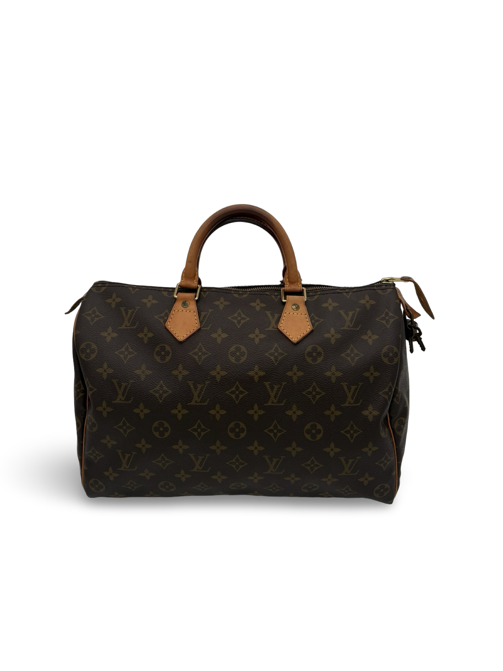 Louis Vuitton Speedy 35 Brown Monogram Canvas Handbag