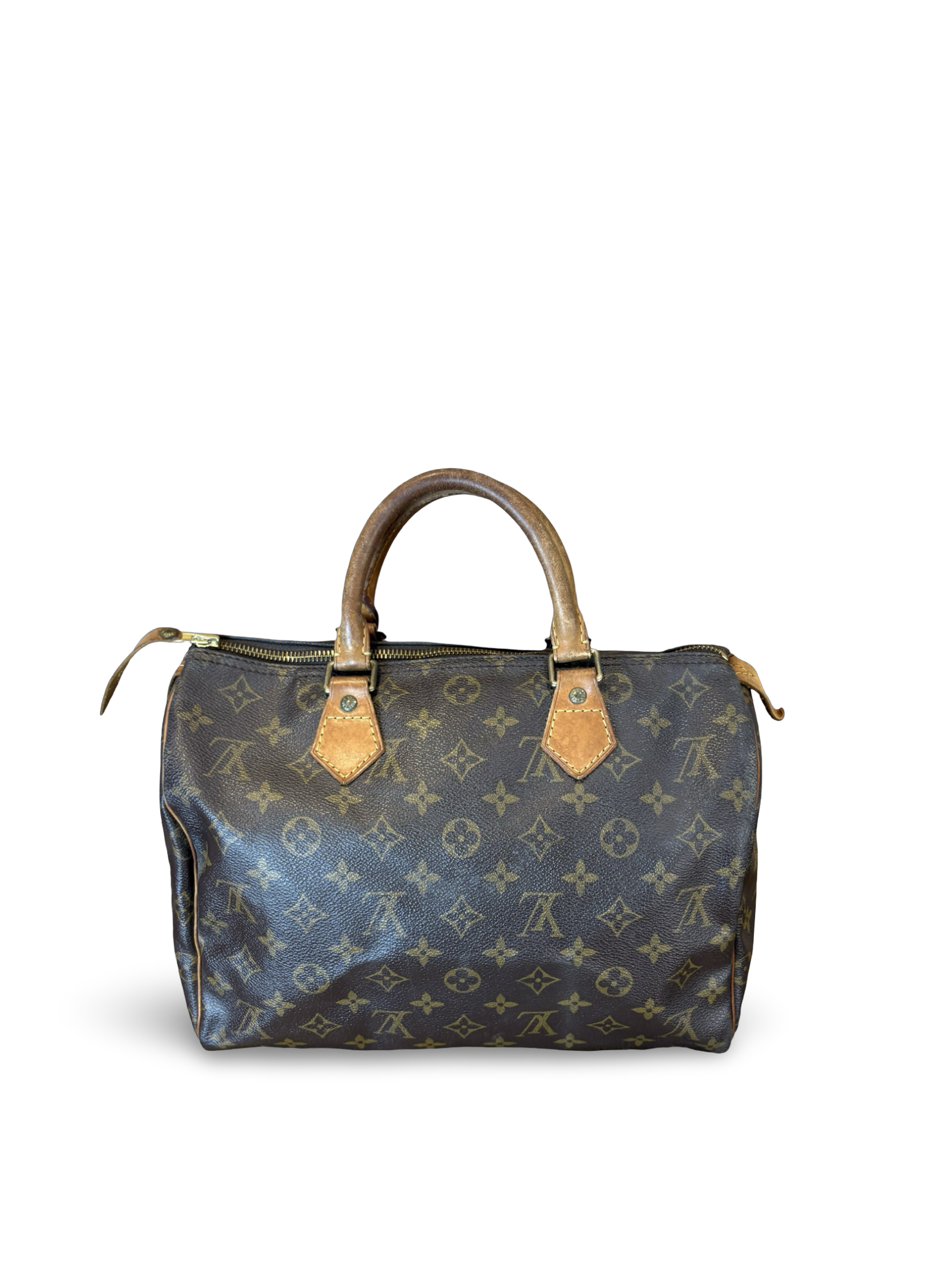 Louis Vuitton Speedy 40 Brown Monogram Canvas Hand / Shoulder Bag