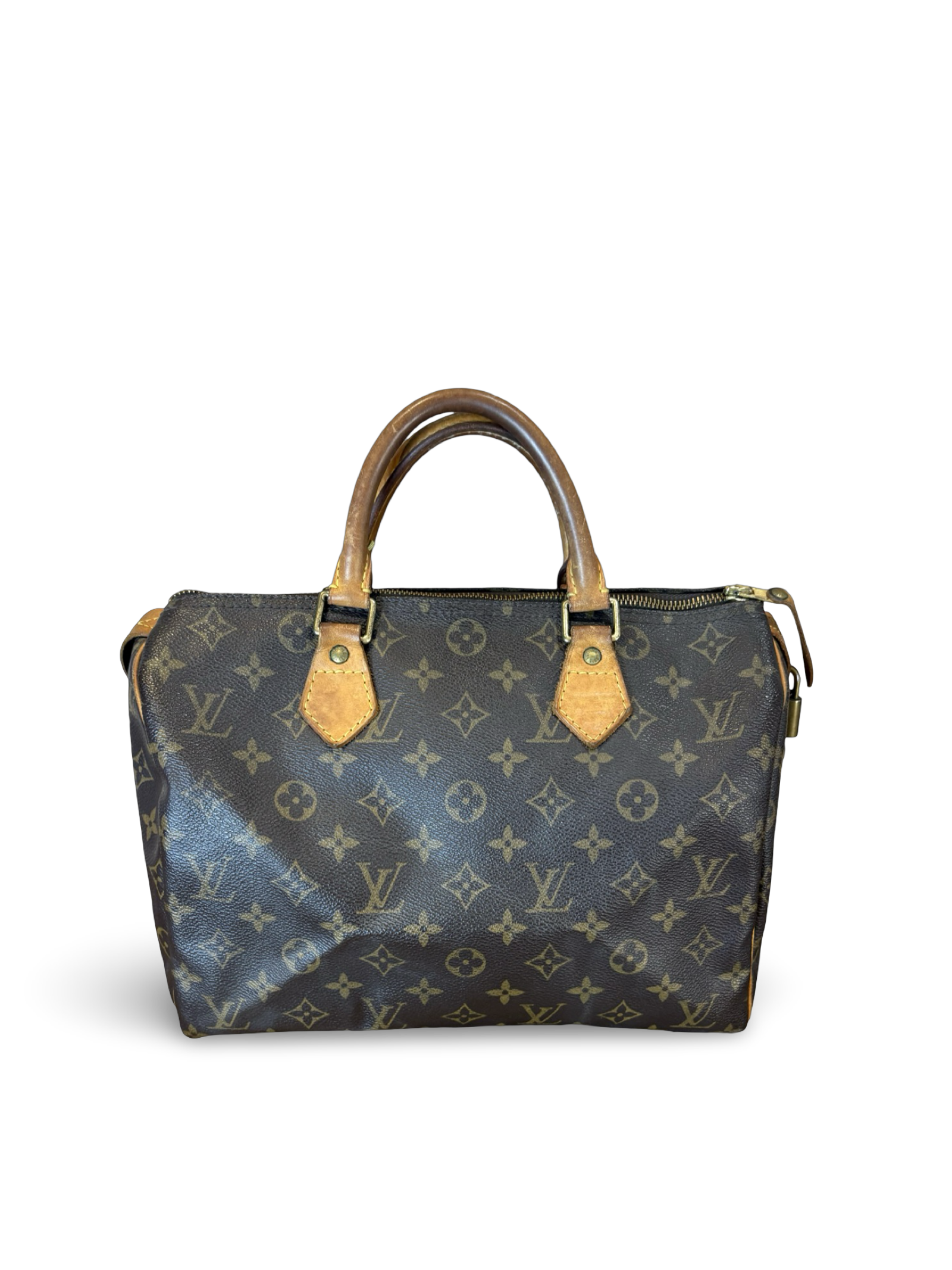 Louis Vuitton Speedy 30 Brown Monogram Canvas Hand / Shoulder Bag