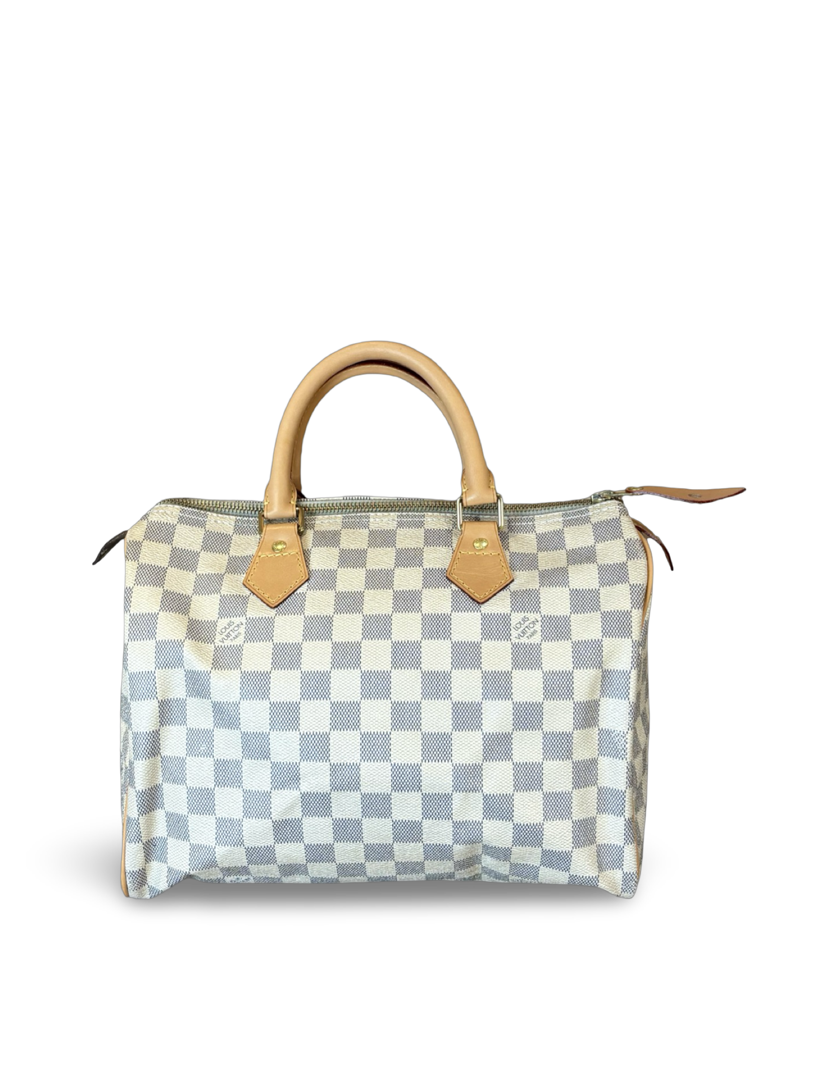 Louis Vuitton Speedy 30 Damier Azur Canvas Handbag