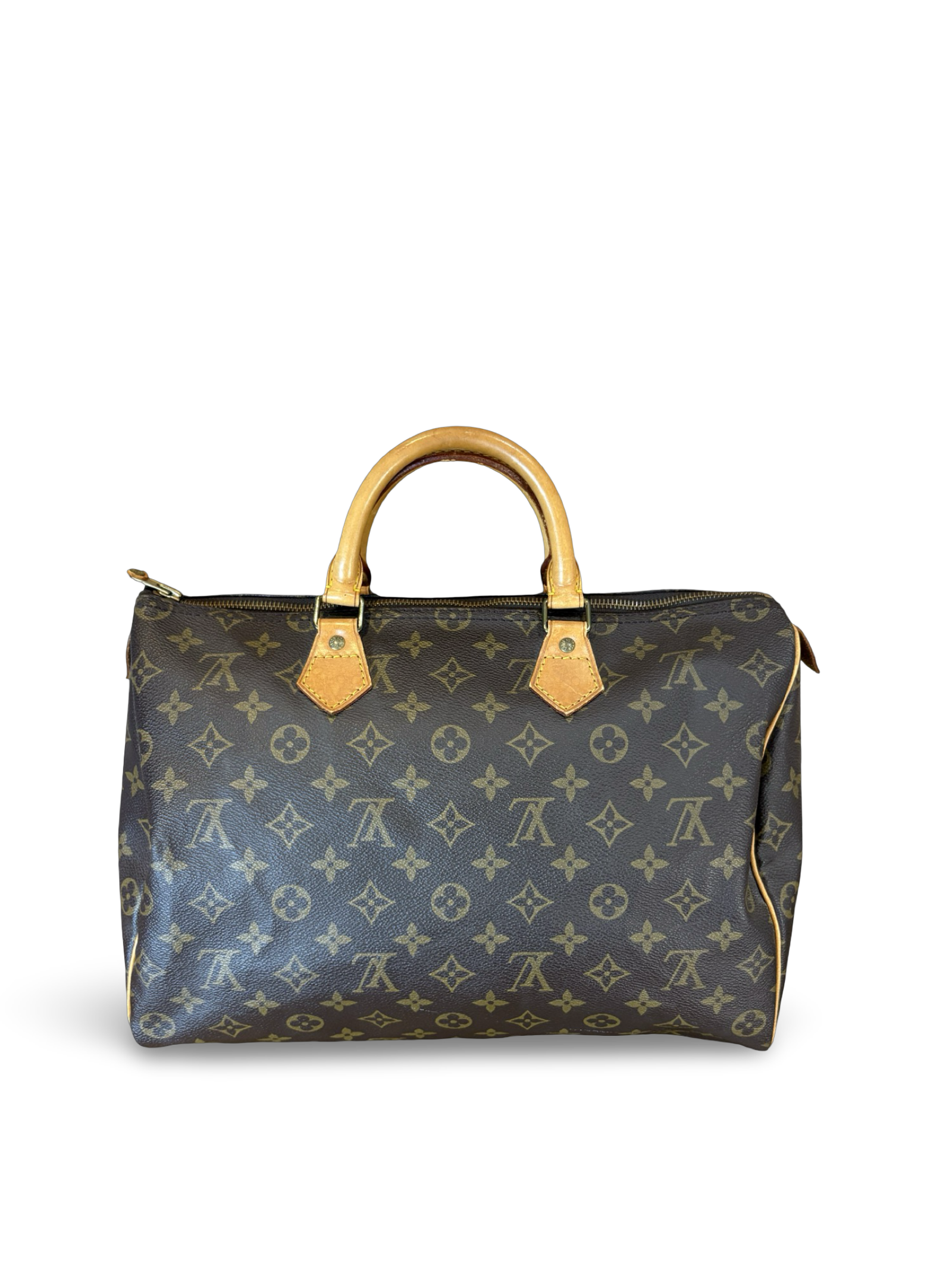 Louis Vuitton Speedy 35 Brown Monogram Canvas Handbag