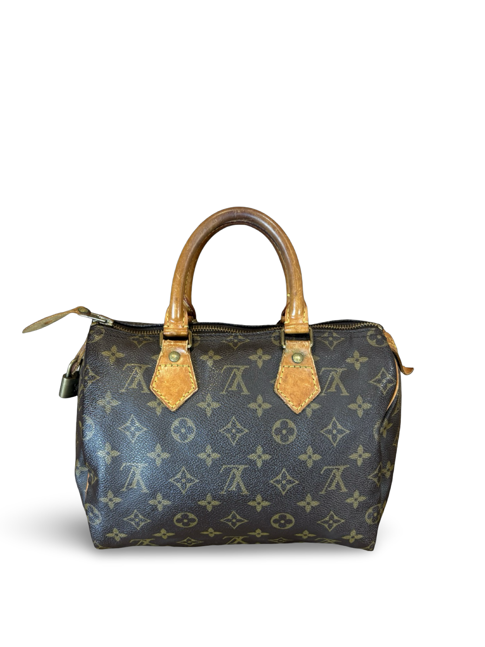 Louis Vuitton Speedy 25 Brown Monogram Canvas Handbag