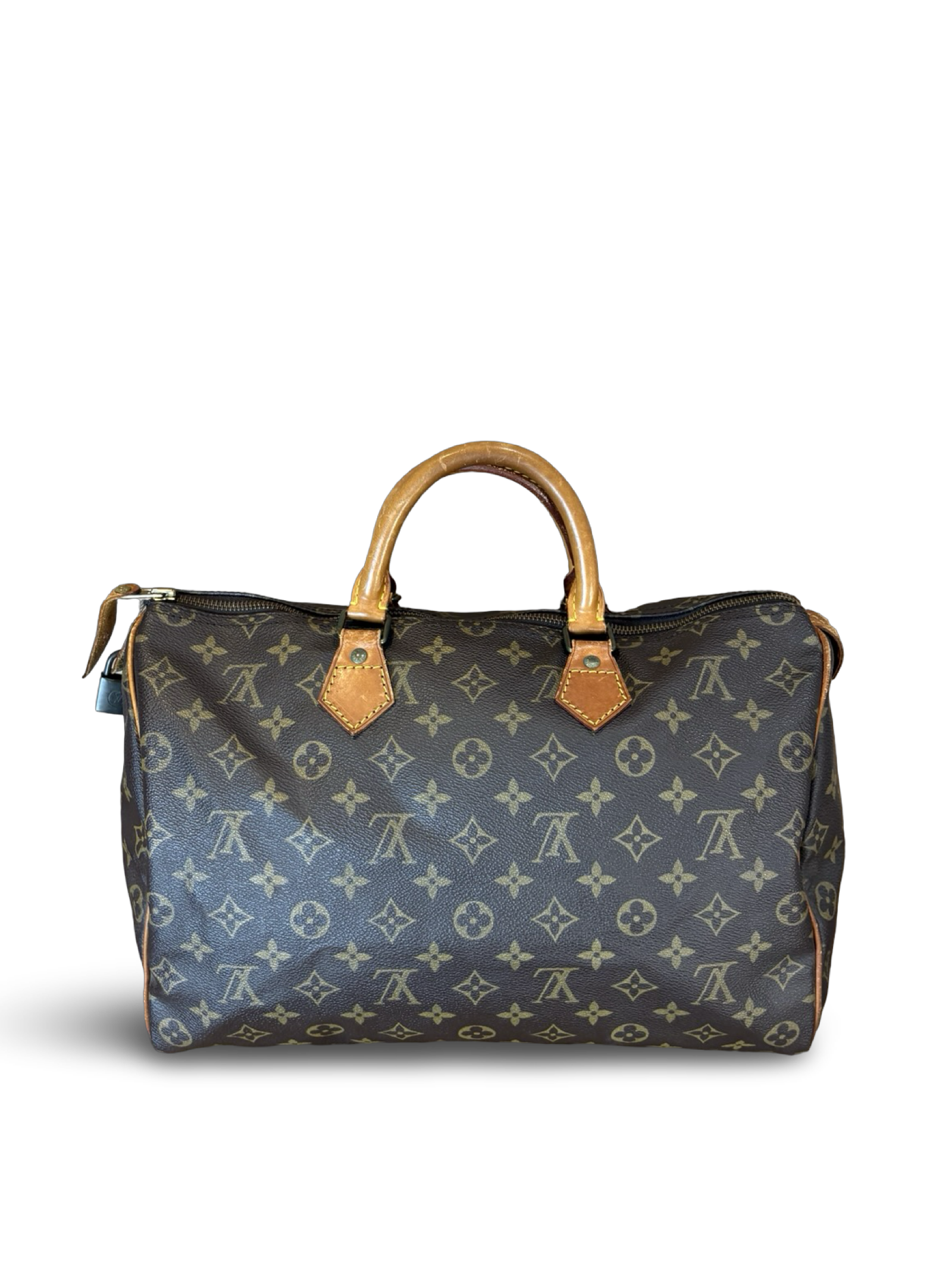 Louis Vuitton Speedy 35 Brown Monogram Canvas Handbag