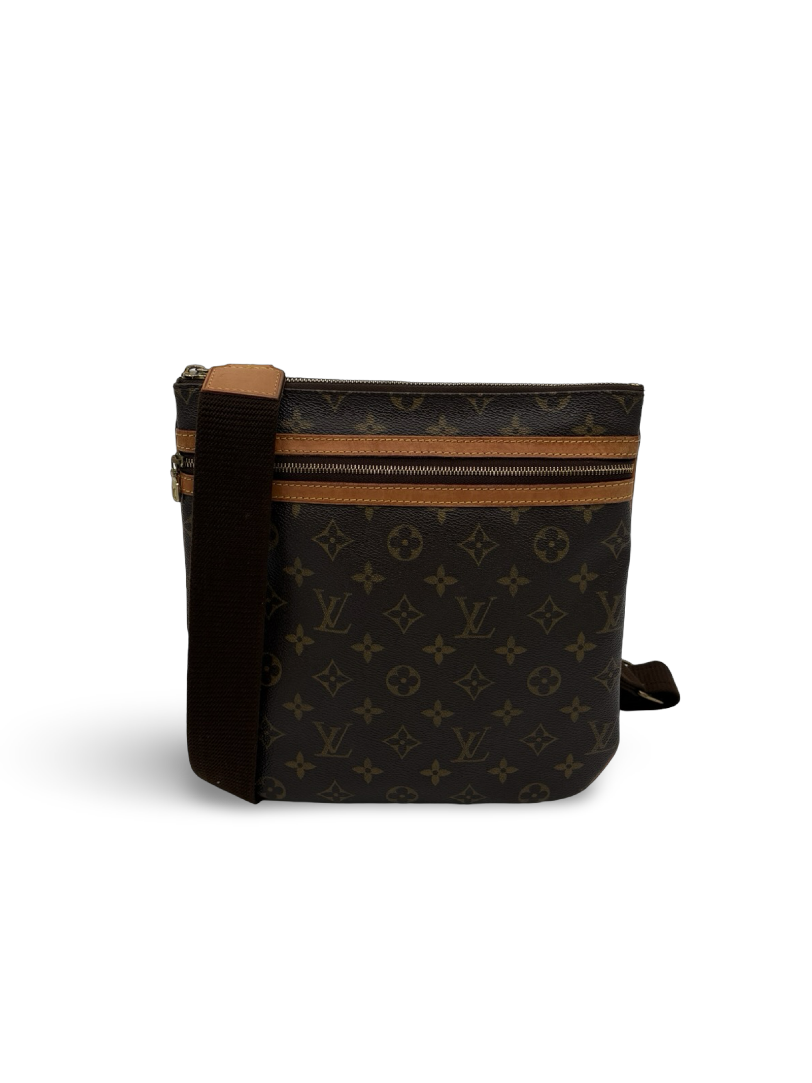 Louis Vuitton Bosphore Pochette Brown Monogram Canvas Messenger Bag