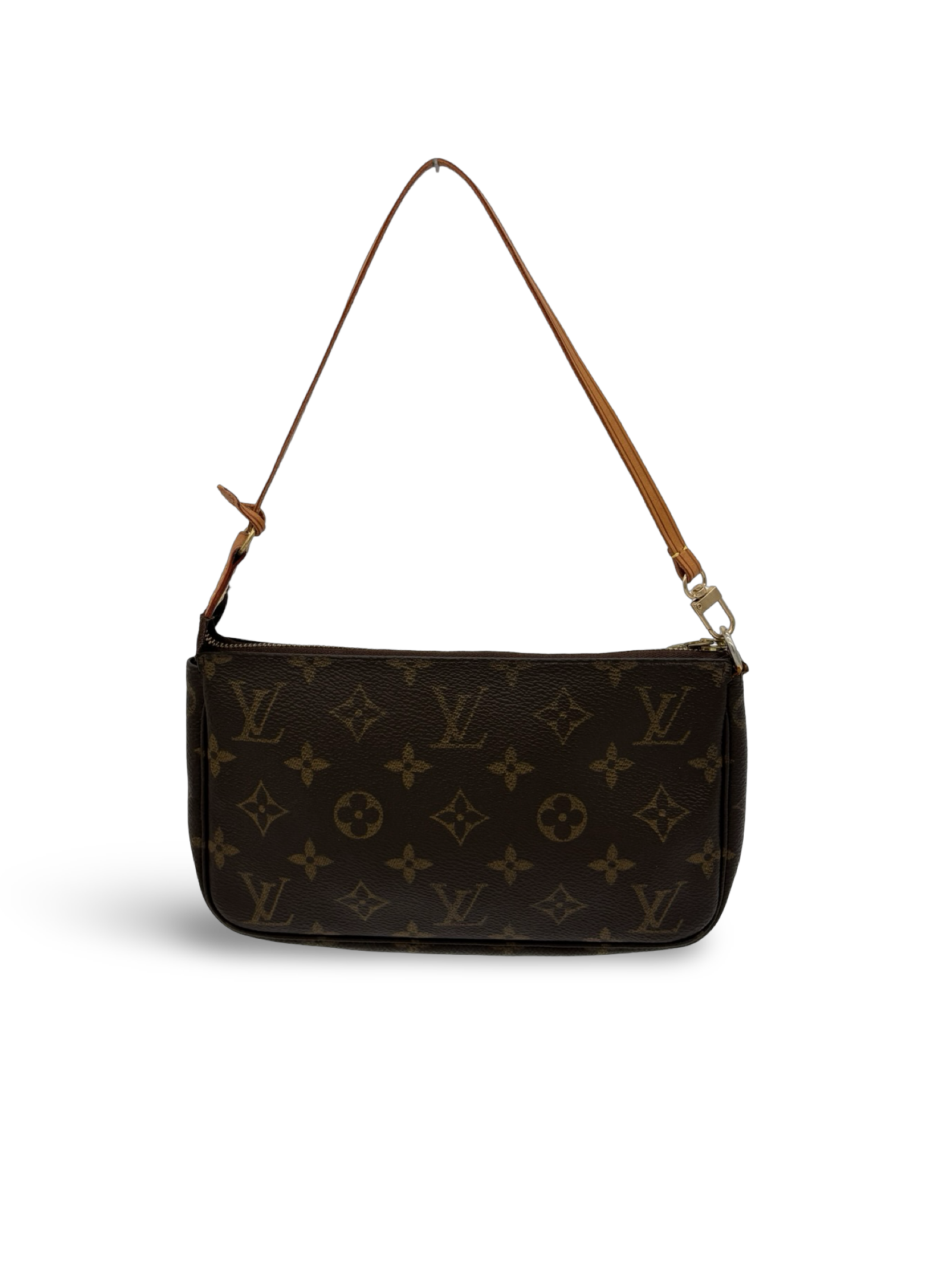 Louis Vuitton Pochette Accessoires Brown Monogram Canvas Handbag