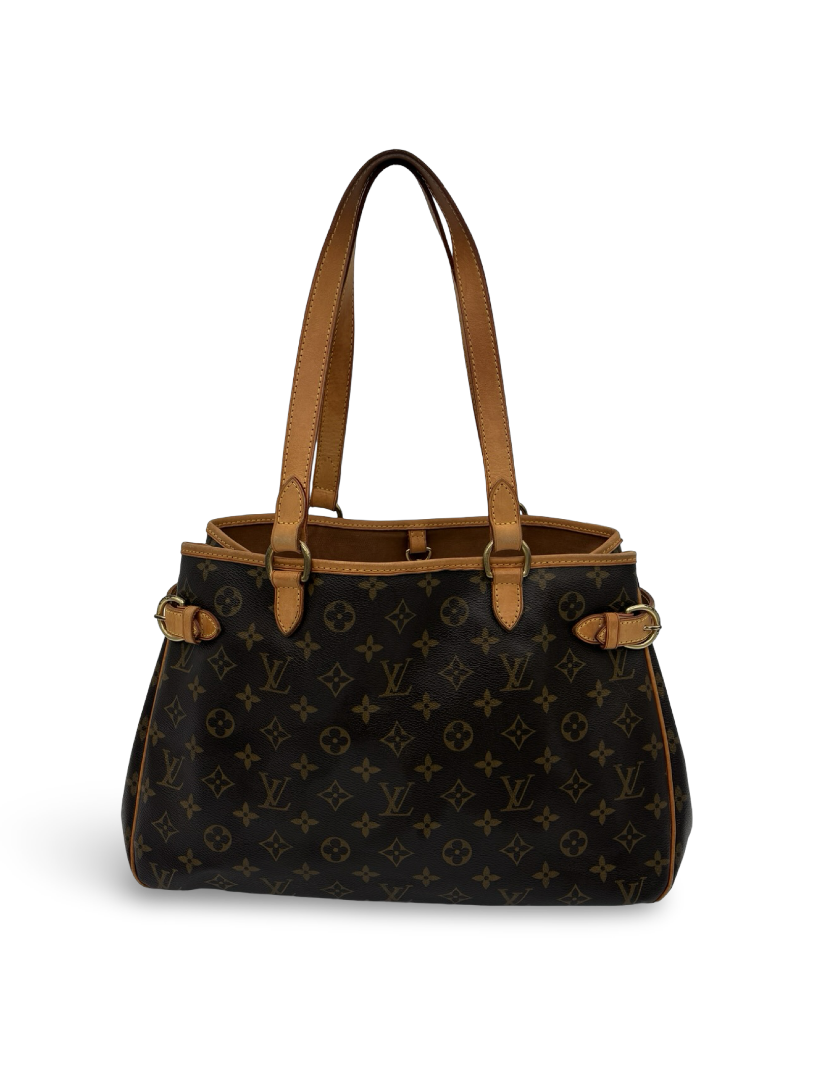 Louis Vuitton Batignolles Horizontal Shoulder Bag Brown Monogram Canvas