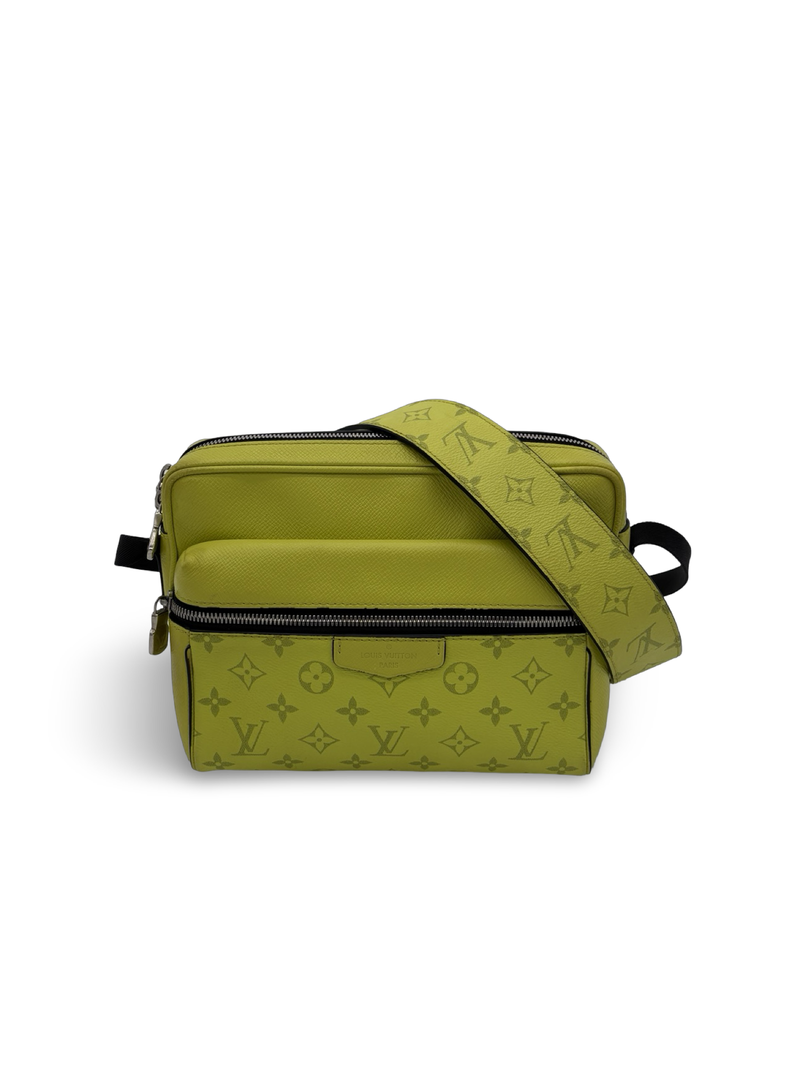 Louis Vuitton Taigarama Neon Yellow Outdoor Messenger Bag