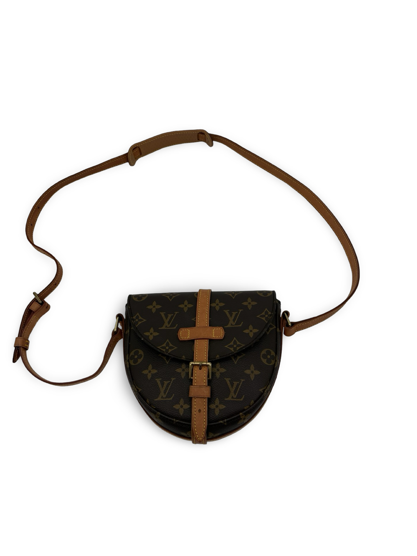 Louis Vuitton Chantilly PM Crossbody Bag Brown Monogram Canvas