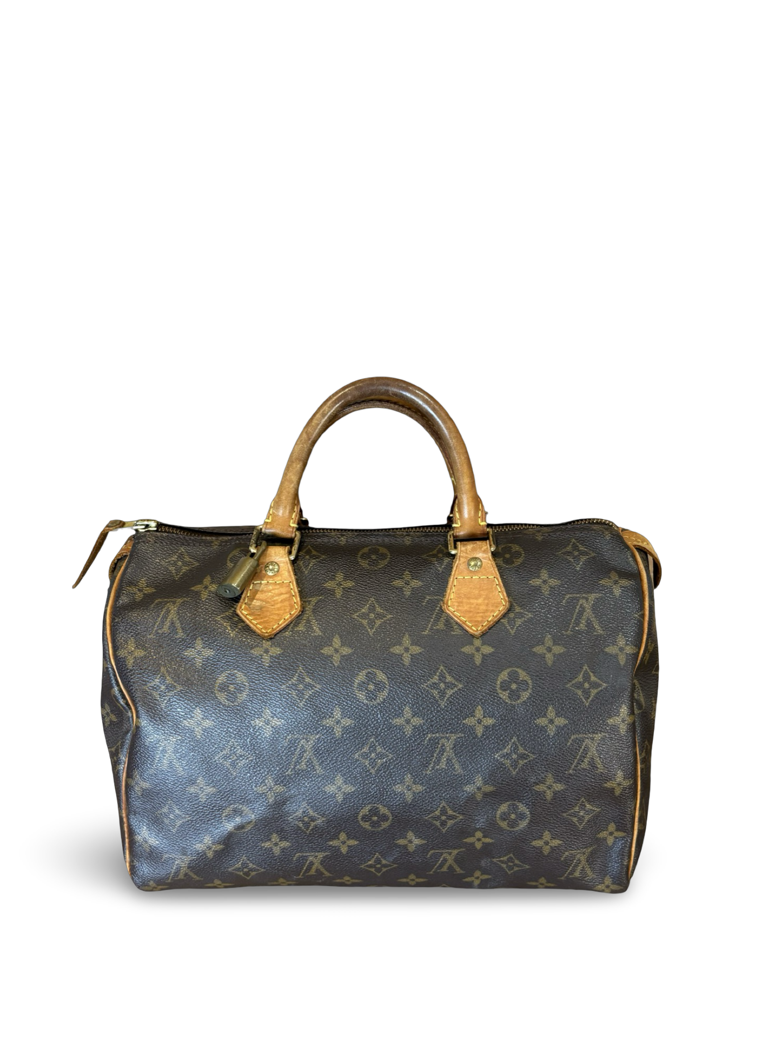 Louis Vuitton Speedy 30 Brown Monogram Canvas Handbag