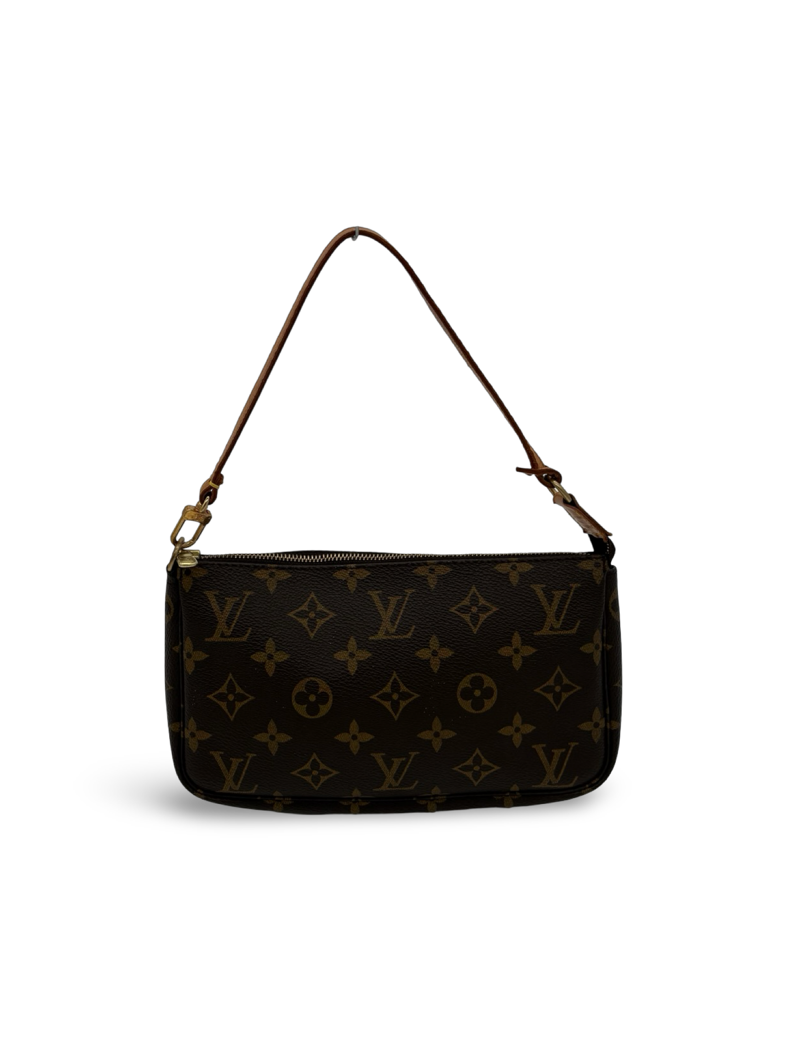 Louis Vuitton Pochette Accessoires Brown Monogram Canvas Handbag