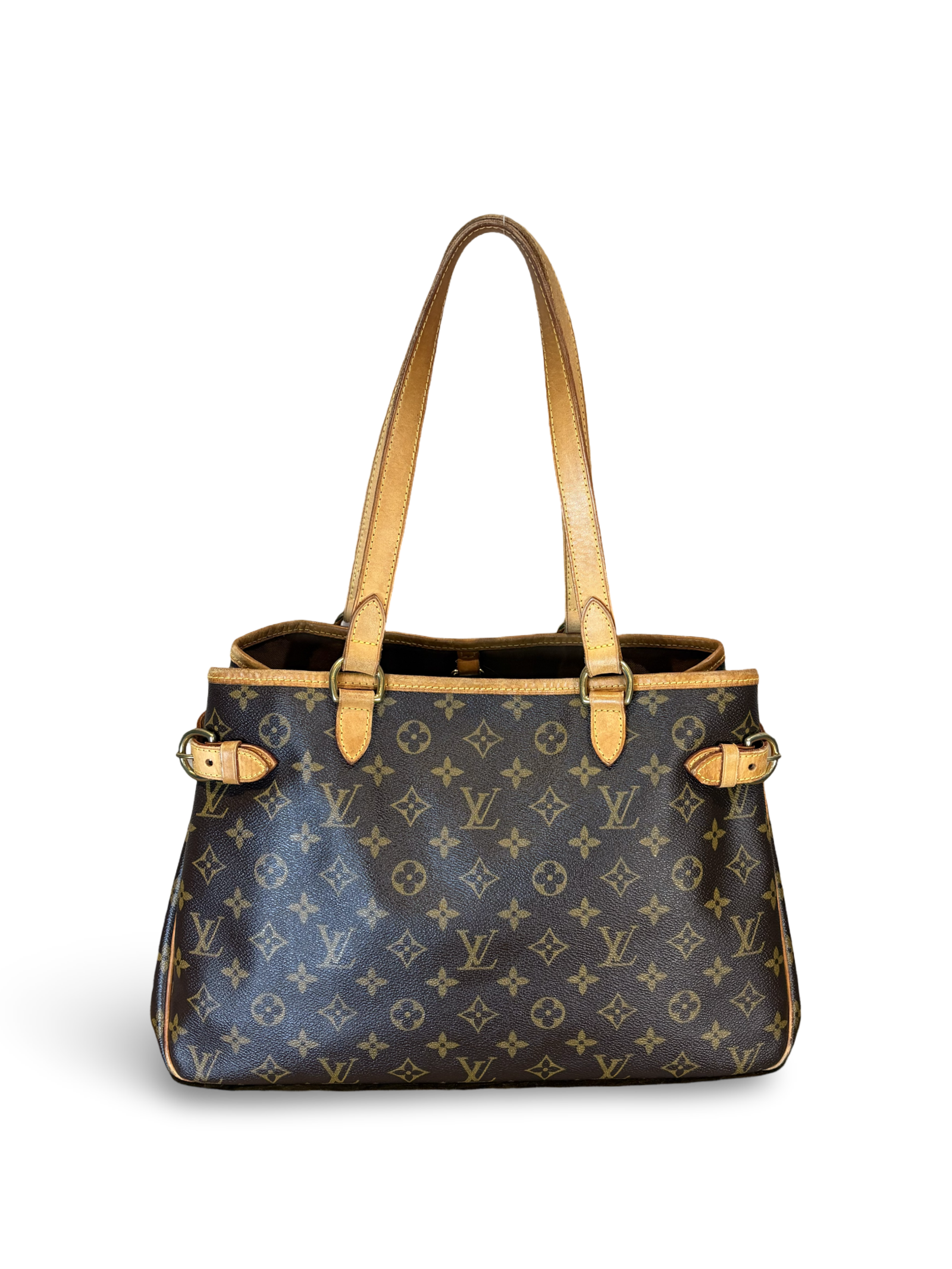 Louis Vuitton Batignolles Horizontal Brown Monogram Canvas Handbag