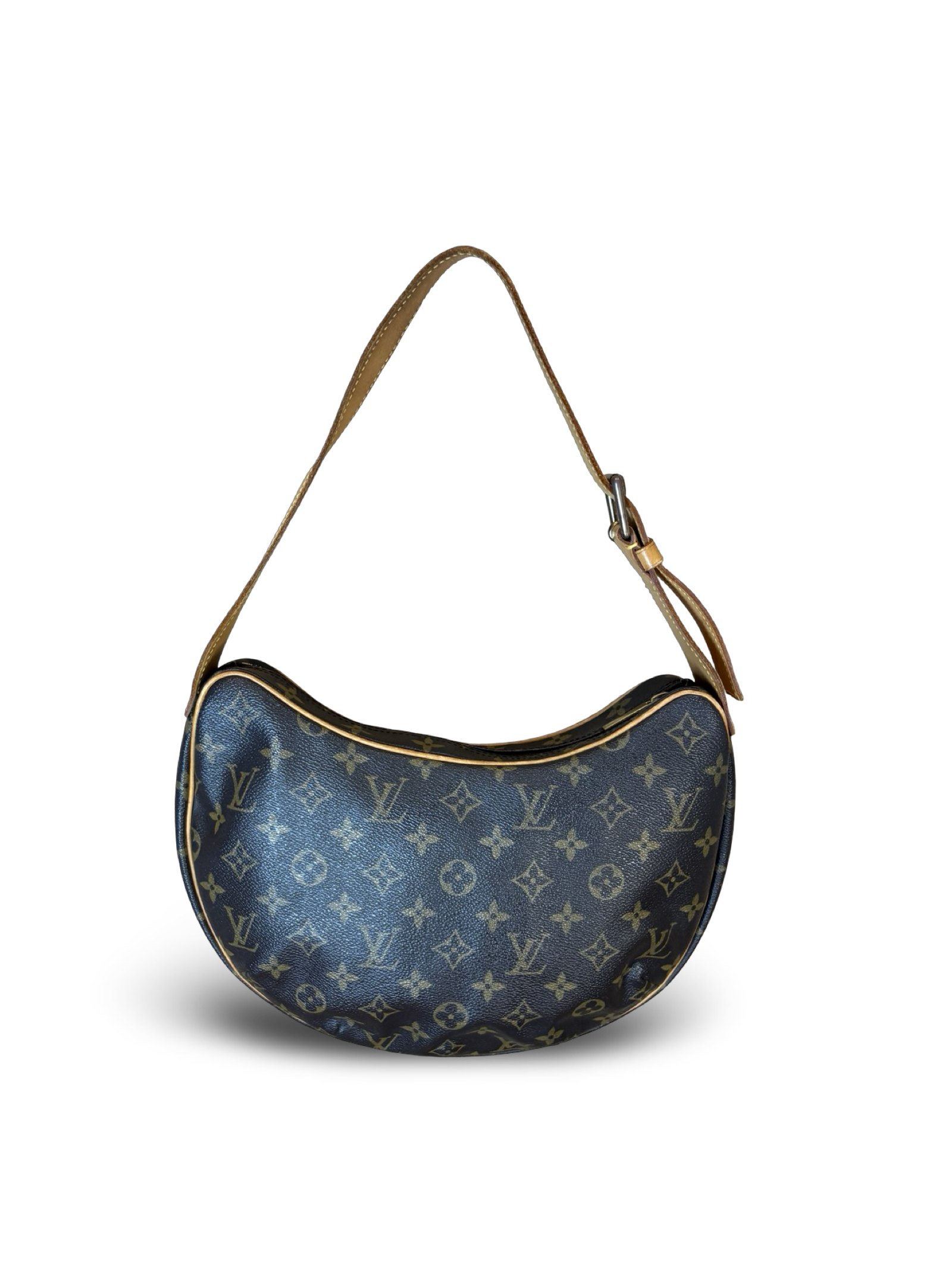Louis Vuitton Crossaint MM Brown Monogram Canvas Shoulder Handbag