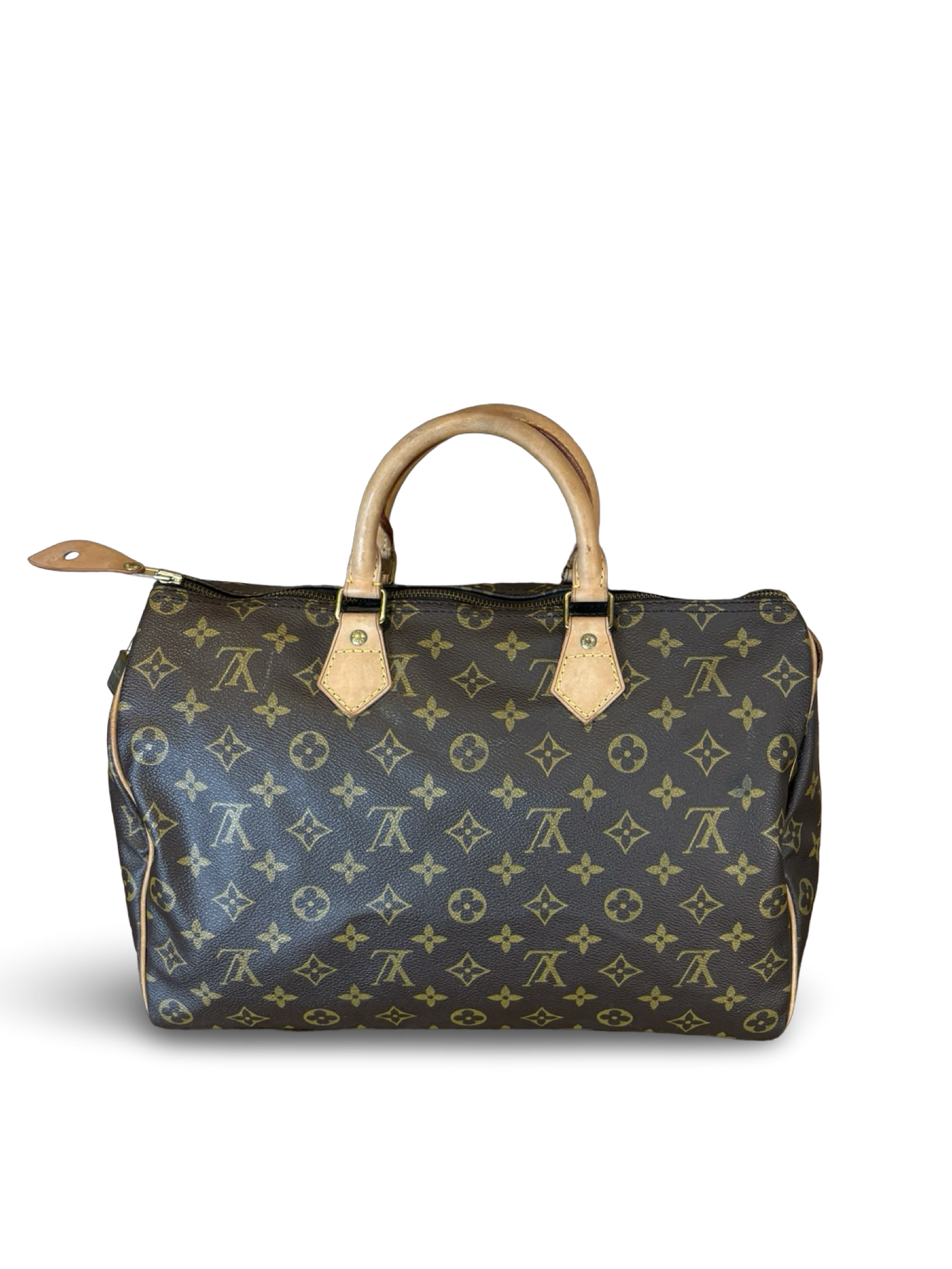 Louis Vuitton Speedy 35 Brown Monogram Canvas Handbag