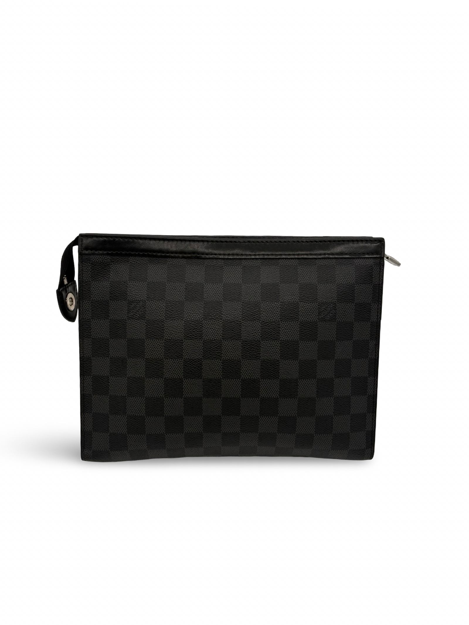 Louis Vuitton Pochette Voyage PM Black Damier Clutch Bag
