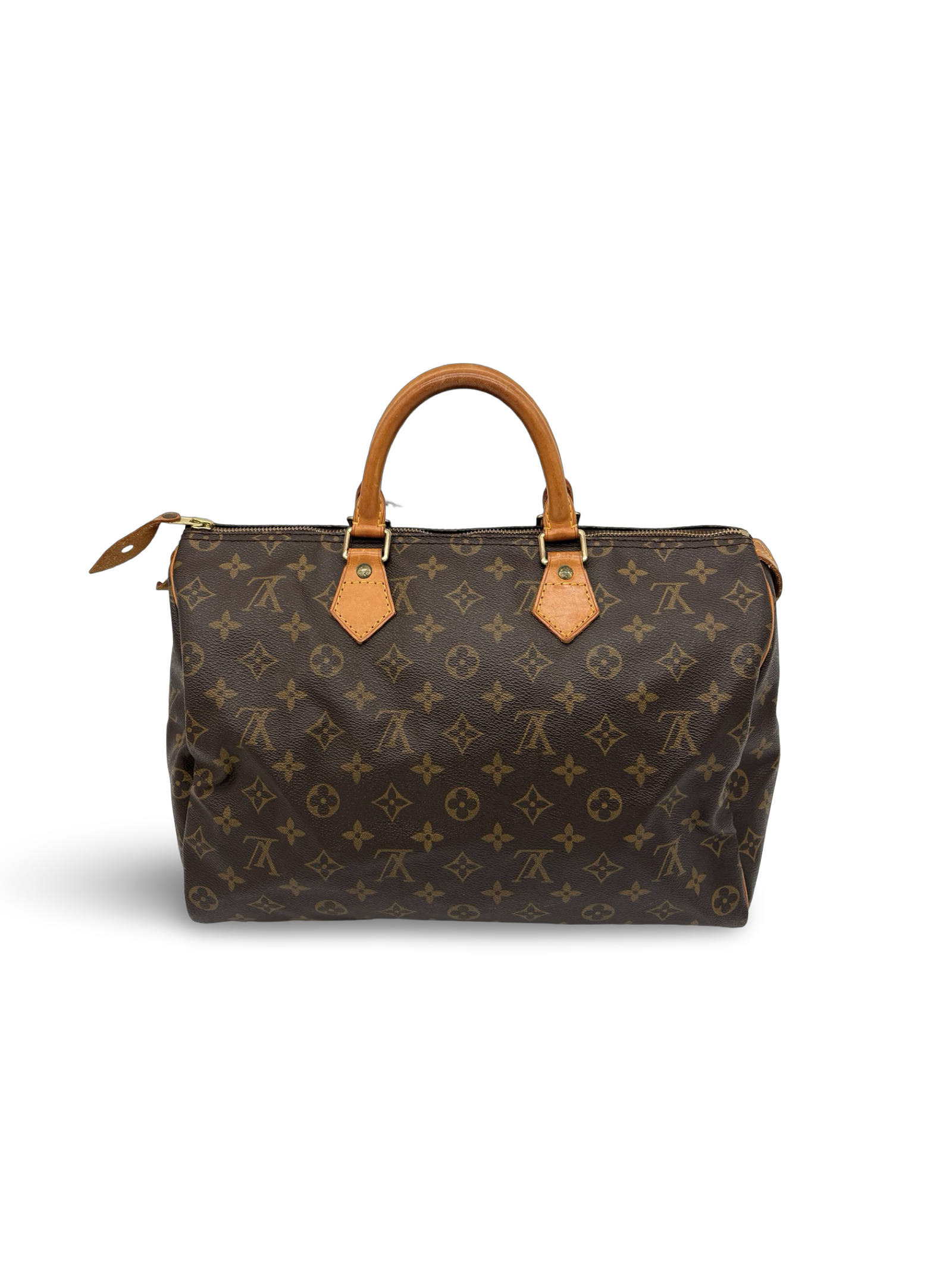 Louis Vuitton Speedy 35 Brown Monogram Canvas Handbag