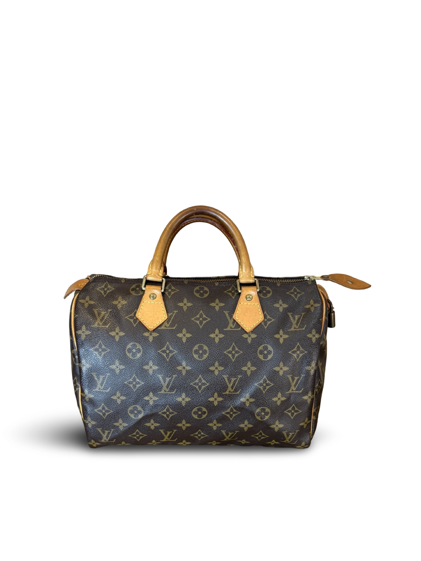 Louis Vuitton Speedy 30 Brown Monogram Canvas Handbag