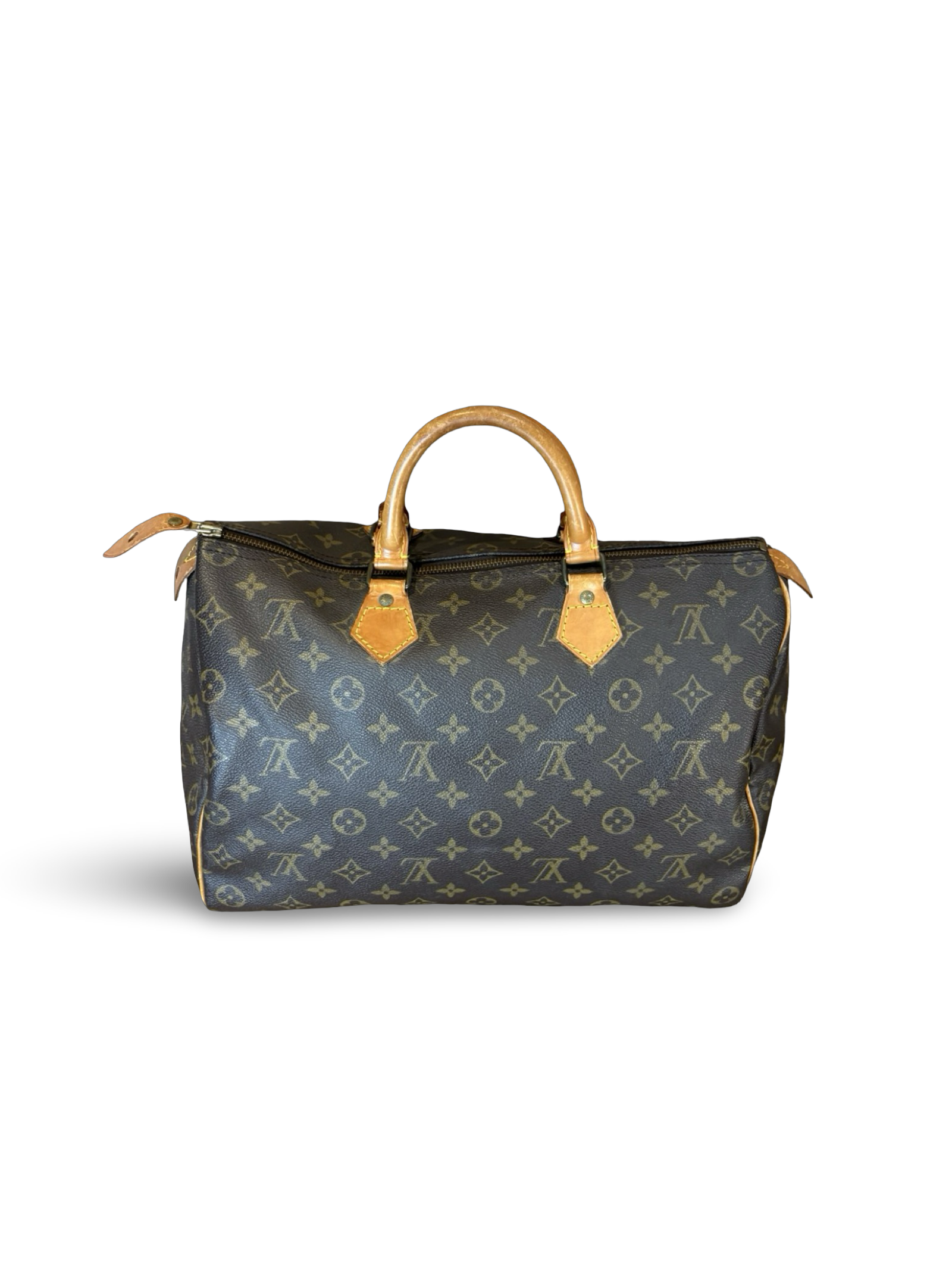 Louis Vuitton Speedy 35 Brown Monogram Canvas Handbag