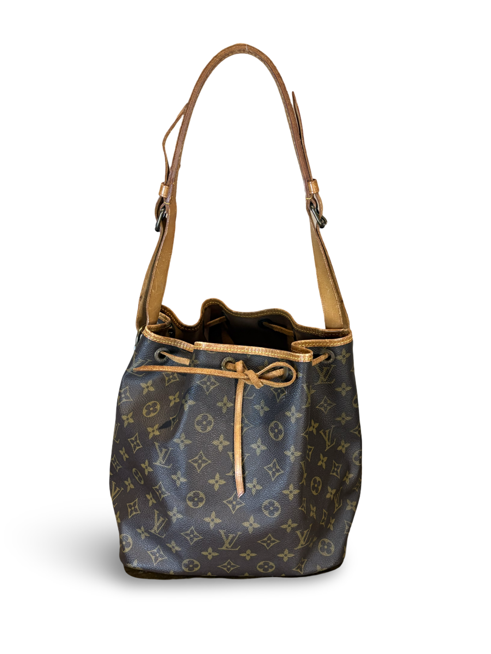 Louis Vuitton Petit Noe Brown Monogram Canvas Bag
