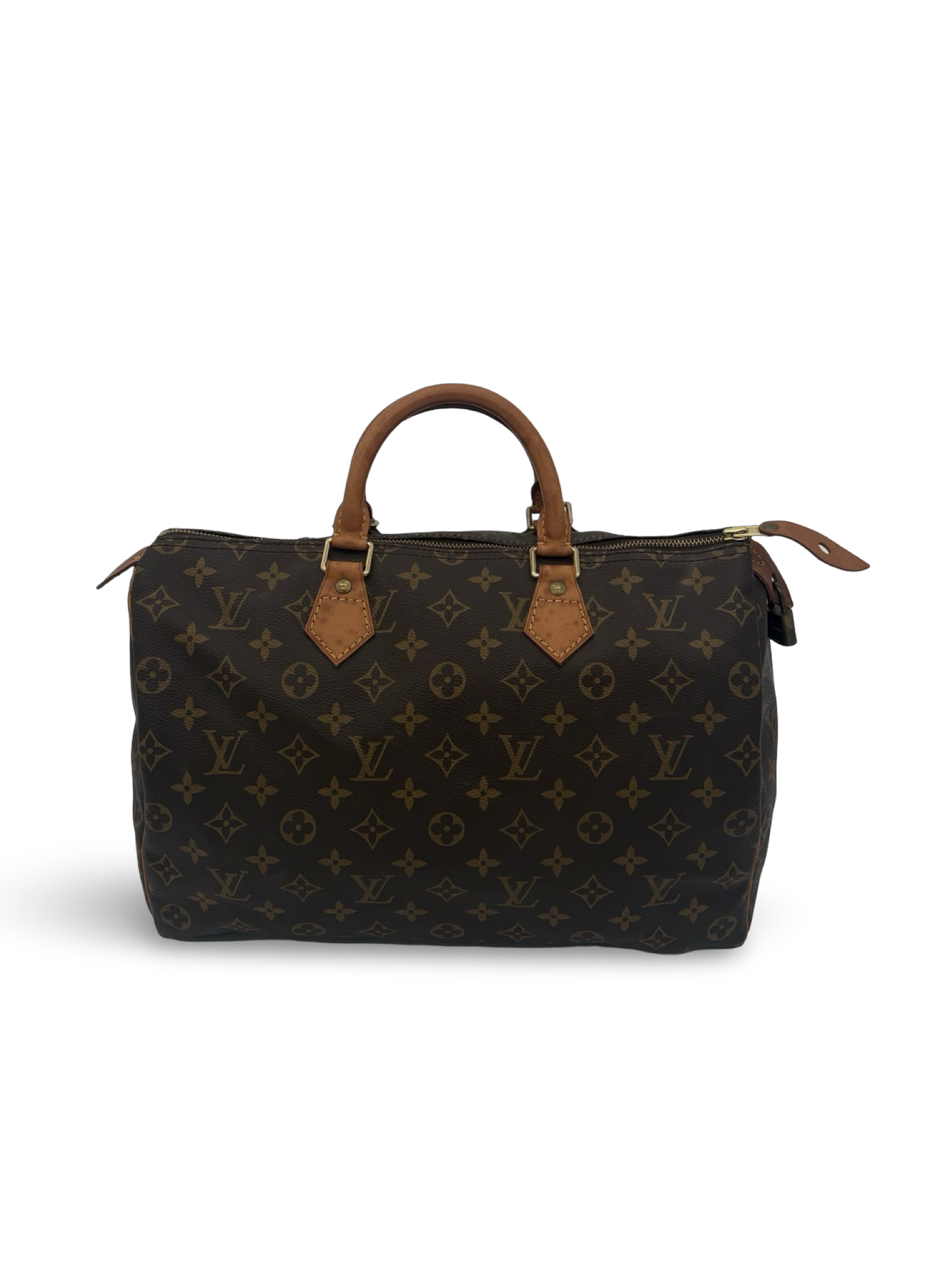 Louis Vuitton Speedy 35 Brown Monogram Canvas Handbag