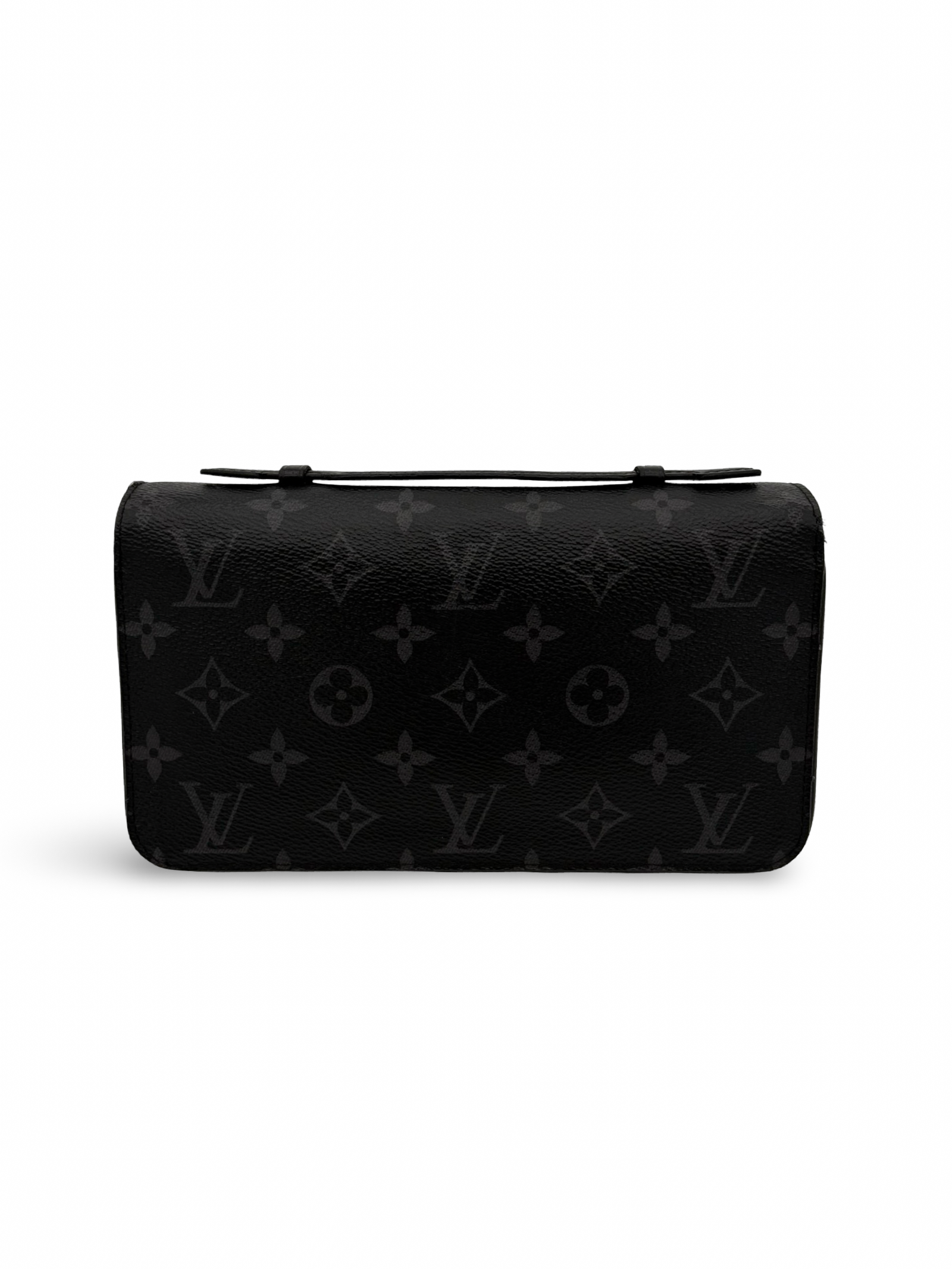 Louis Vuitton Black Damier Monogram Canvas Zippy Wallet XL