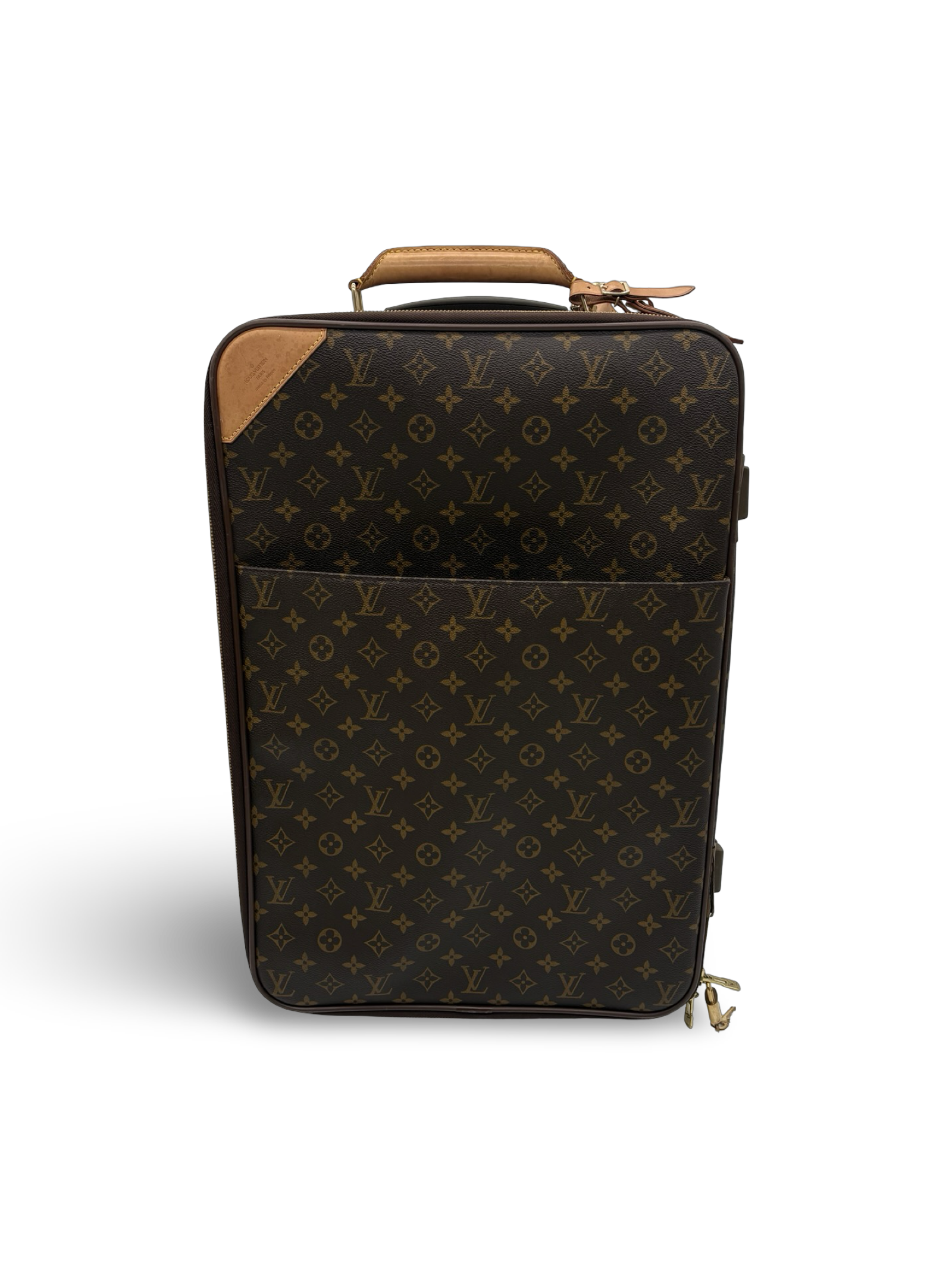 Louis Vuitton Pegase Cabin Suitcase 50 Brown Monogram Canvas Travel Bag