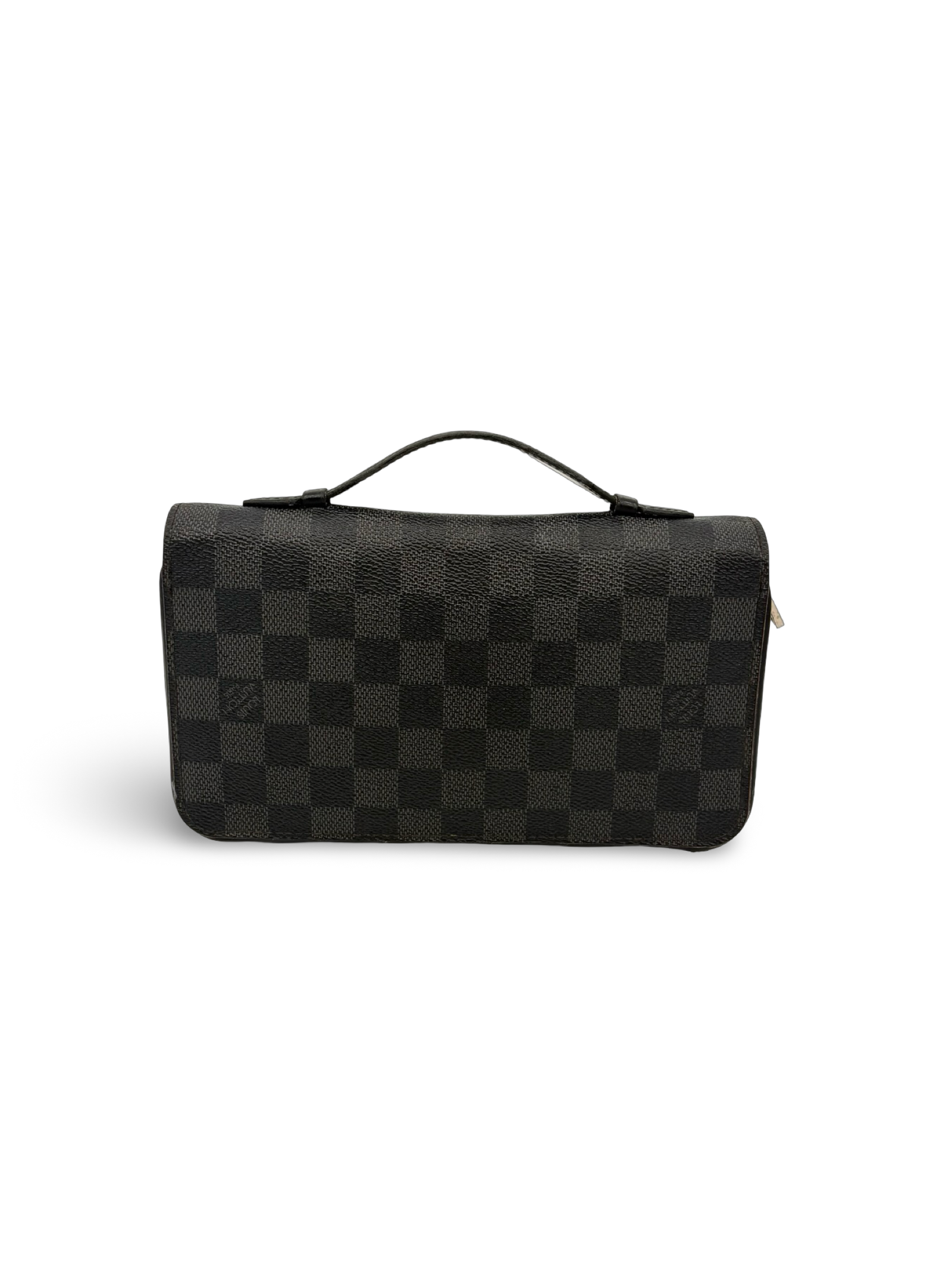 Louis Vuitton Black Damier Monogram Canvas Zippy Wallet XL