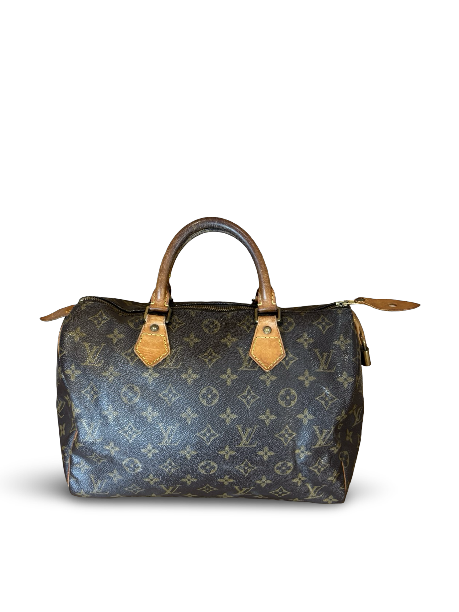Louis Vuitton Speedy 30 Brown Monogram Canvas Handbag