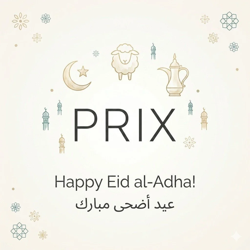 Happy eid al adha
Prix 
تهنئكم بالعيد الاضحي المبارك
تسوقوا عبر موقعنا الالكتروني 
https://prixperfume.se
