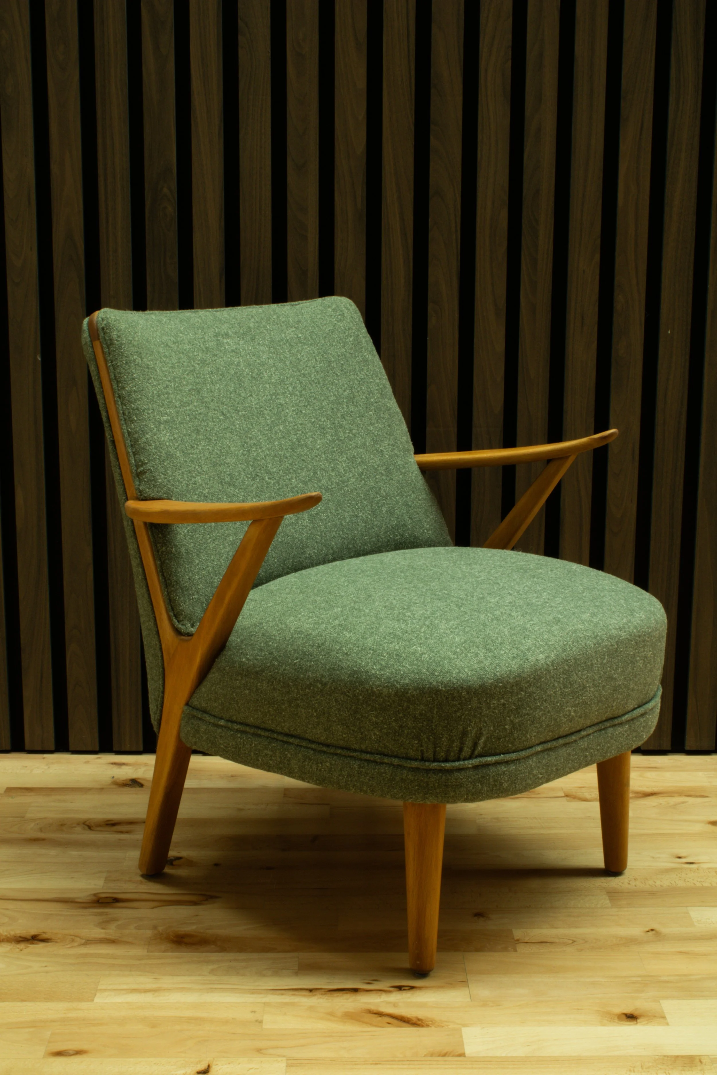 Swedish Lounge Chair in Camira Hemp