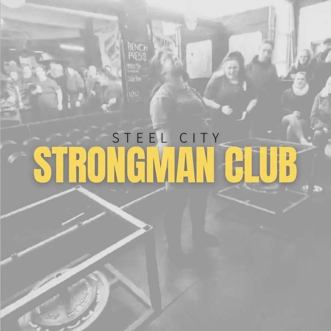 Well people, the time has come to open up registration for Steel City Strongman Club!

What is it: Strongman Group Coaching. We will be covering different Strongman lifts each week and put a huge emphasis on nailing the basics, getting confident with