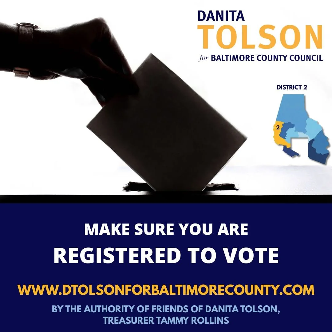 Your vote is your powermake sure it&rsquo;s ready to be heard.

Take a moment today to confirm your voter registration and ensure your voice counts in the upcoming election.

Check your registration status and get prepared to vote.
www.dtolsonforbalt