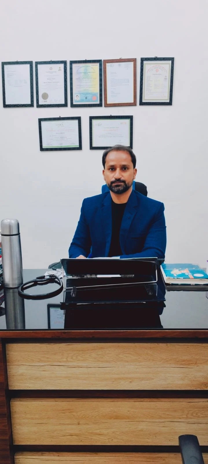 Dr. Mohammad Rashid at OPD chamber.