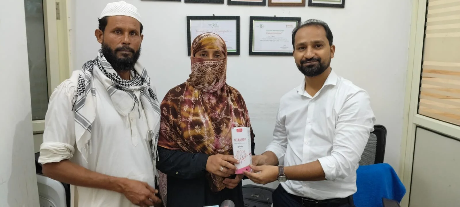 Dr. Rashid Treating Patients.